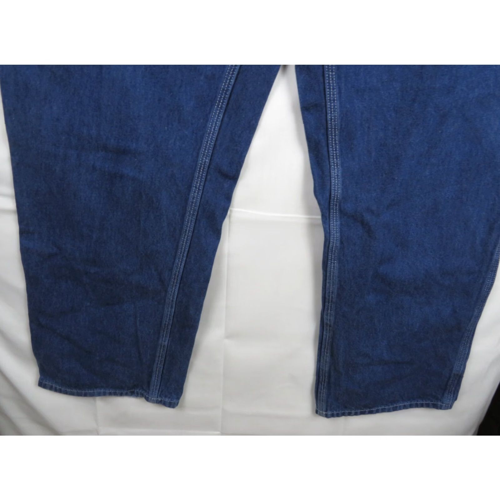 Carhartt VINTAGE Carhartt Jeans - 46x32 Dungaree Regular Denim Blue Mens Cargo Carpenter Work Pants Relaxed Fit Used Jeans Size US 30 / EU 46 - 2 Thumbnail