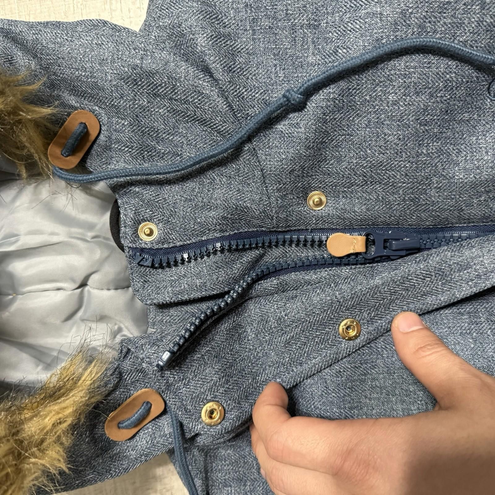 Magliano Magellan Winter Faux Fur Ski Parka Jacket Blue Denim Style Size S / US 4 / IT 40 - 6 Thumbnail