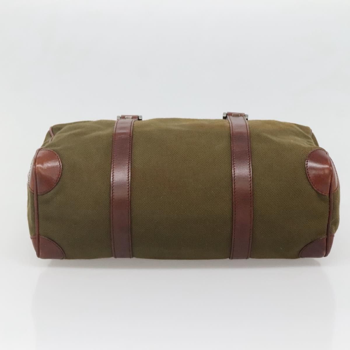Gucci GUCCI Hand Bag Canvas Leather Khaki Brown Size ONE SIZE - 9 Thumbnail