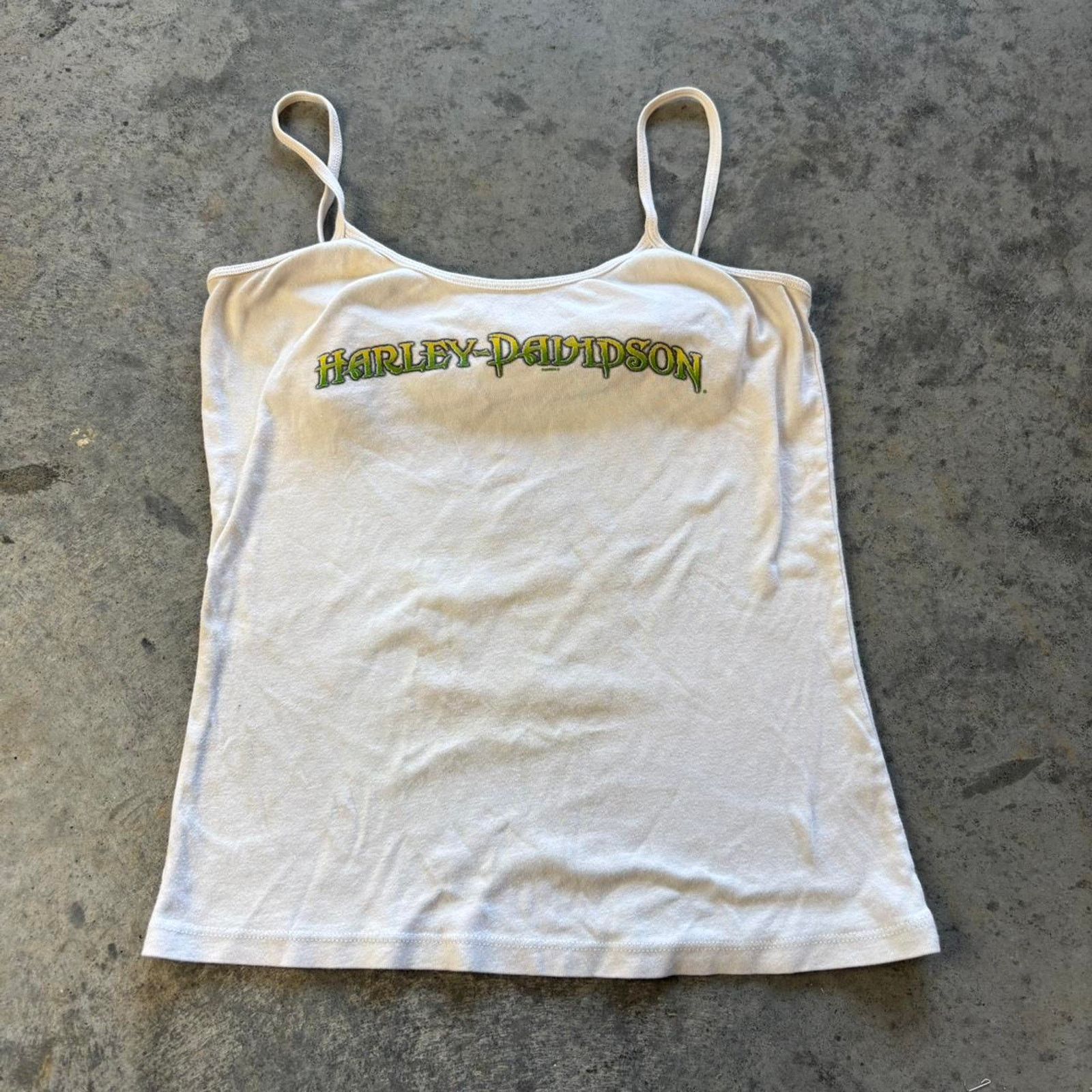 Harley Davidson × Vintage Y2K Harley Davidson Tank Top Size M / US 6-8 / IT 42-44 - 4 Thumbnail