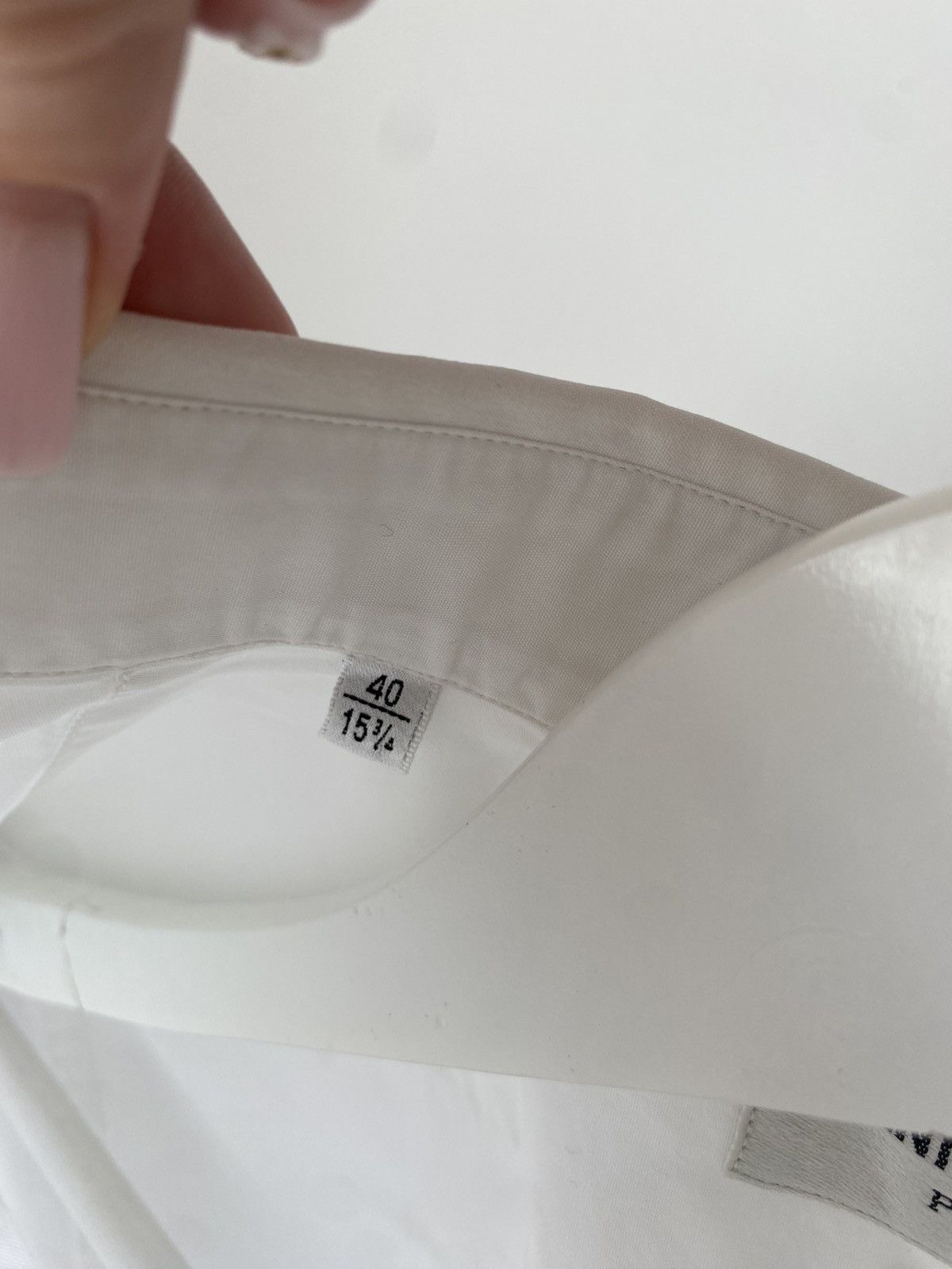 Saint Laurent Paris Saint Laurent Paris white button up basic shirt Size US M / EU 48-50 / 2 - 5 Thumbnail