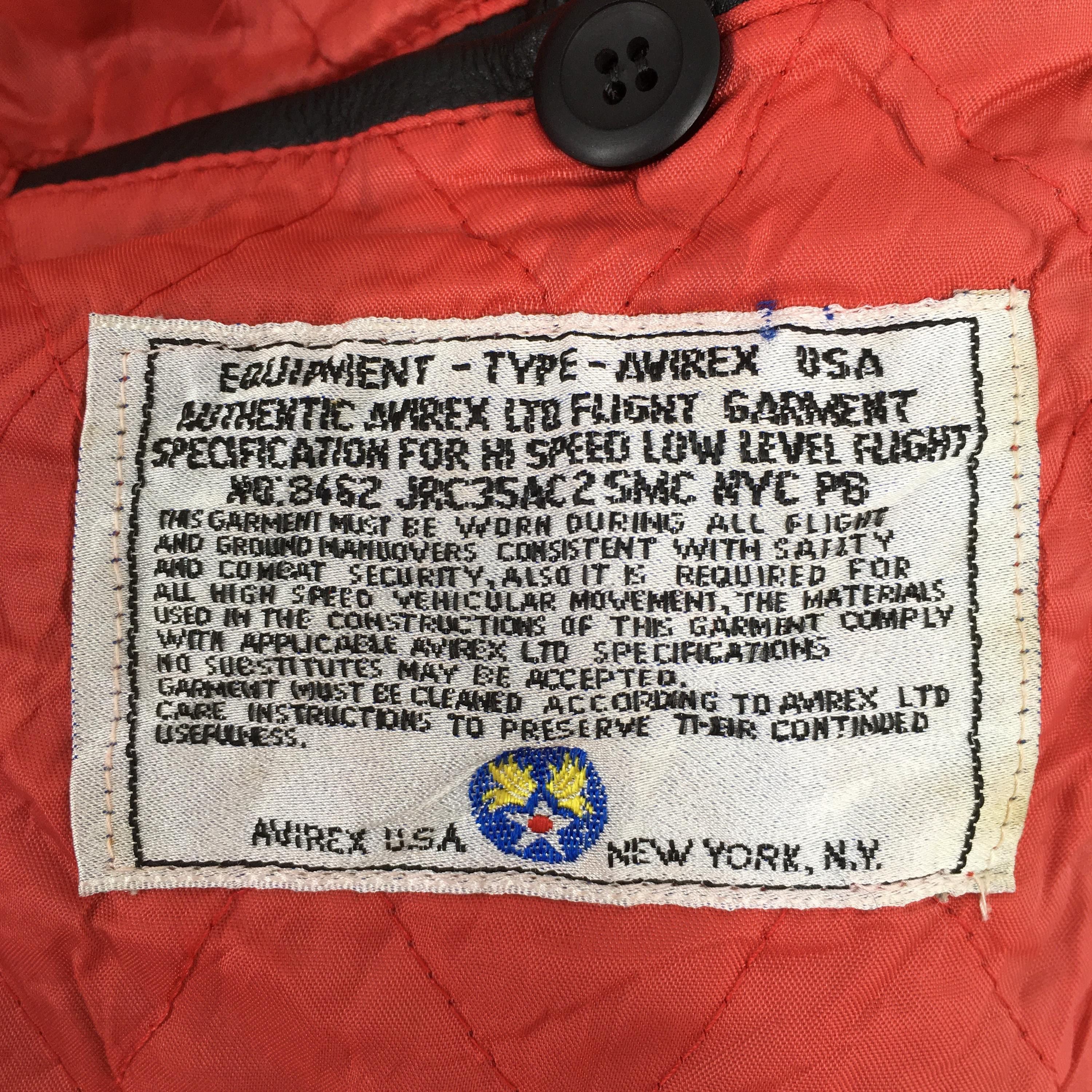Avirex Vintage Avirex Usa Army Air Force Wool Bomber Jacket Medium Size US M / EU 48-50 / 2 - 7 Thumbnail