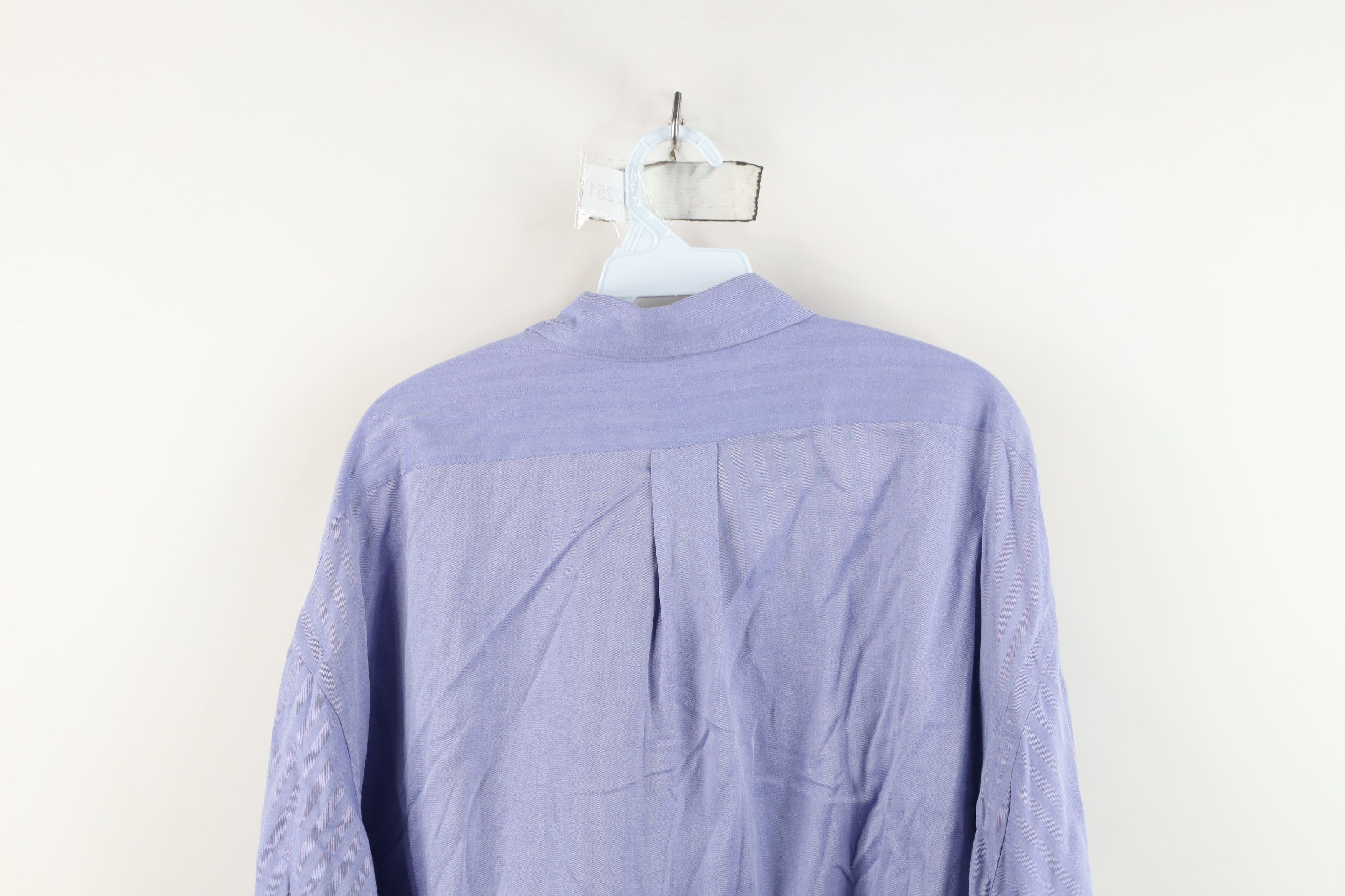 Ralph Lauren Vintage 90s Ralph Lauren Collared Button Down Shirt Blue Size US XXL / EU 58 / 5 - 13 Thumbnail
