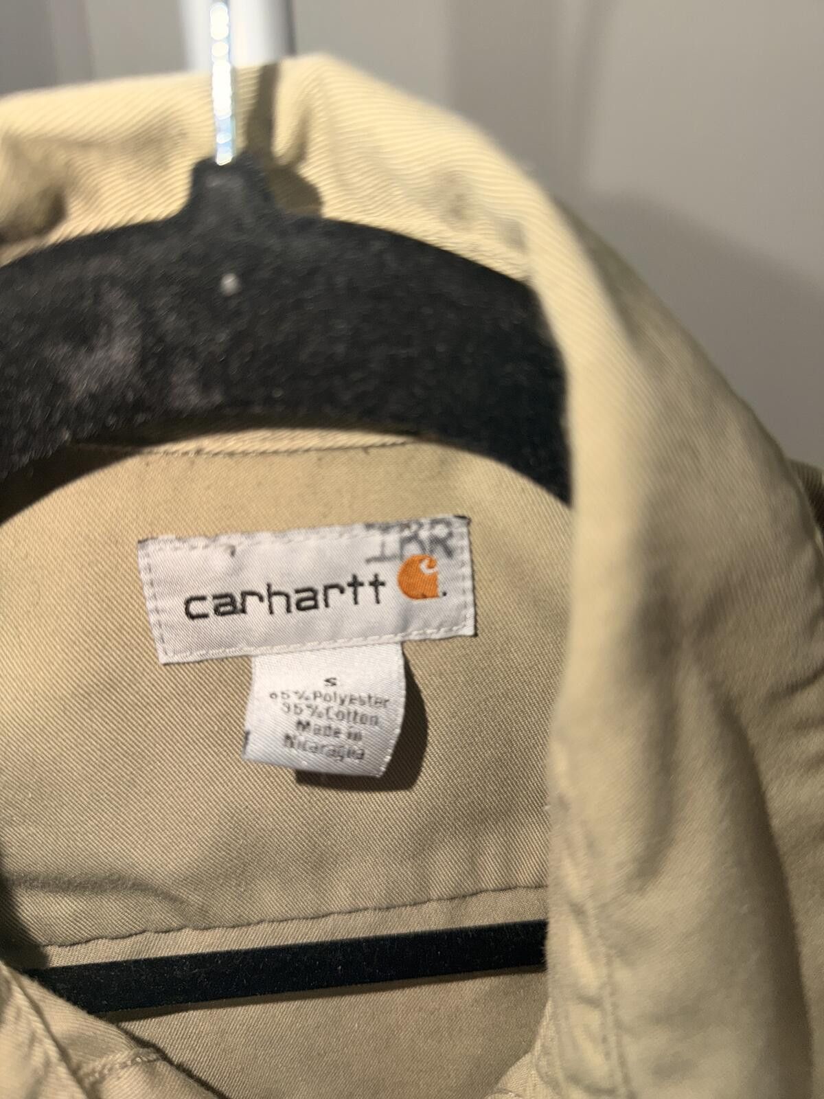Carhartt Carhartt Beige Work Shirt - Size Small Size US 30 / EU 46 - 2 Thumbnail
