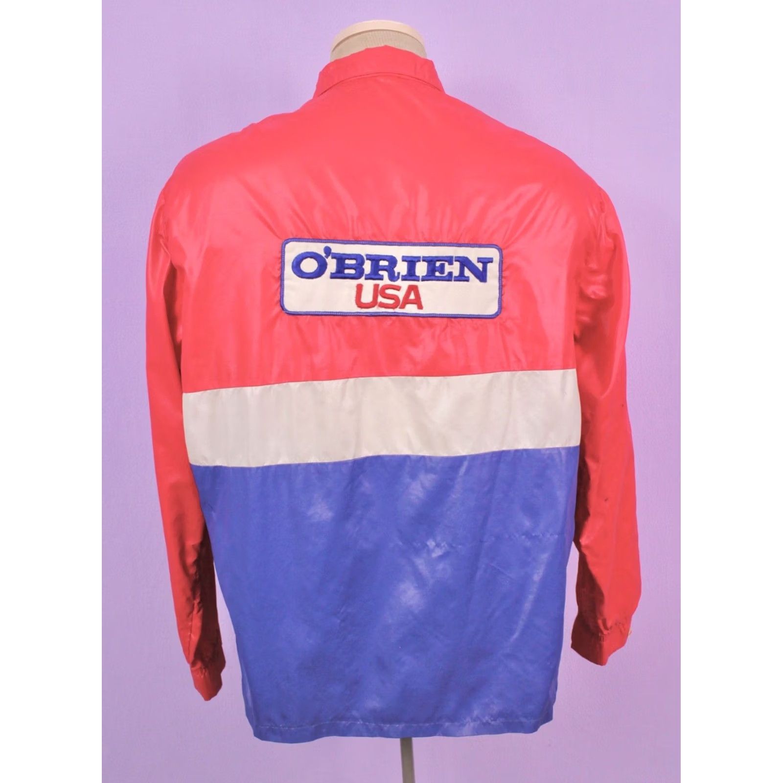 Vintage VINTAGE Swingster 60s 70s Nylon O'Brien Waterskiing Jacket Red L Size US L / EU 52-54 / 3 - 3 Thumbnail
