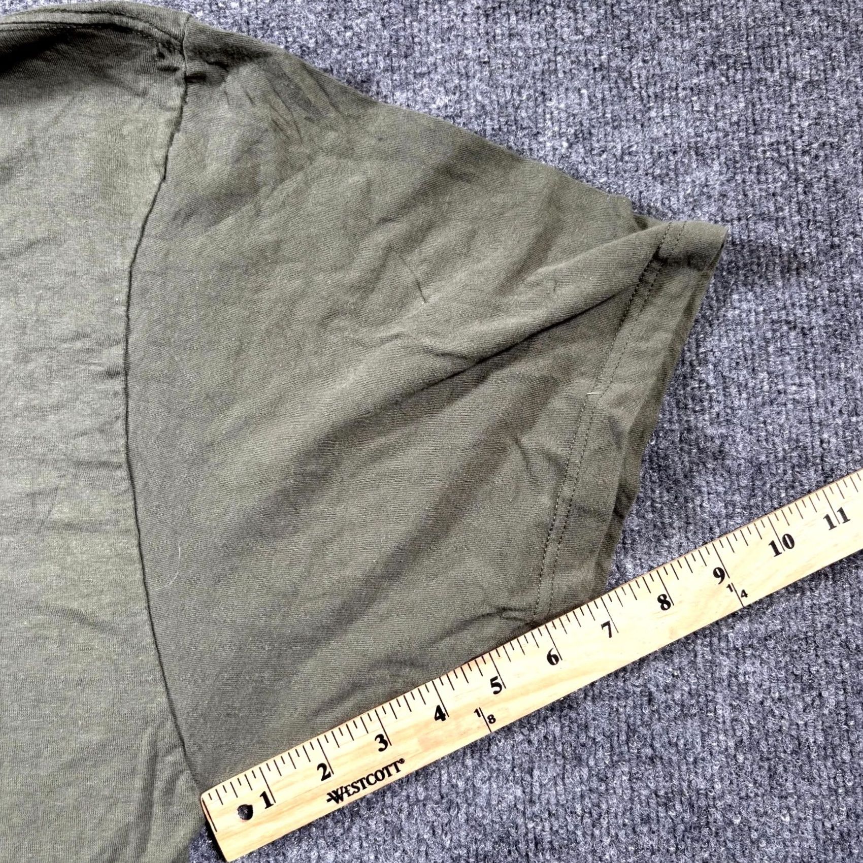 Tultex VINTAGE Tultex 202 T-Shirt Men’s 3XL Green Navajo Code Talkers Day Casual Outdoor Shirt Mens Short Sleeve Cotton Navyjo Code Talkers Day Size US XXL / EU 58 / 5 - 5 Thumbnail