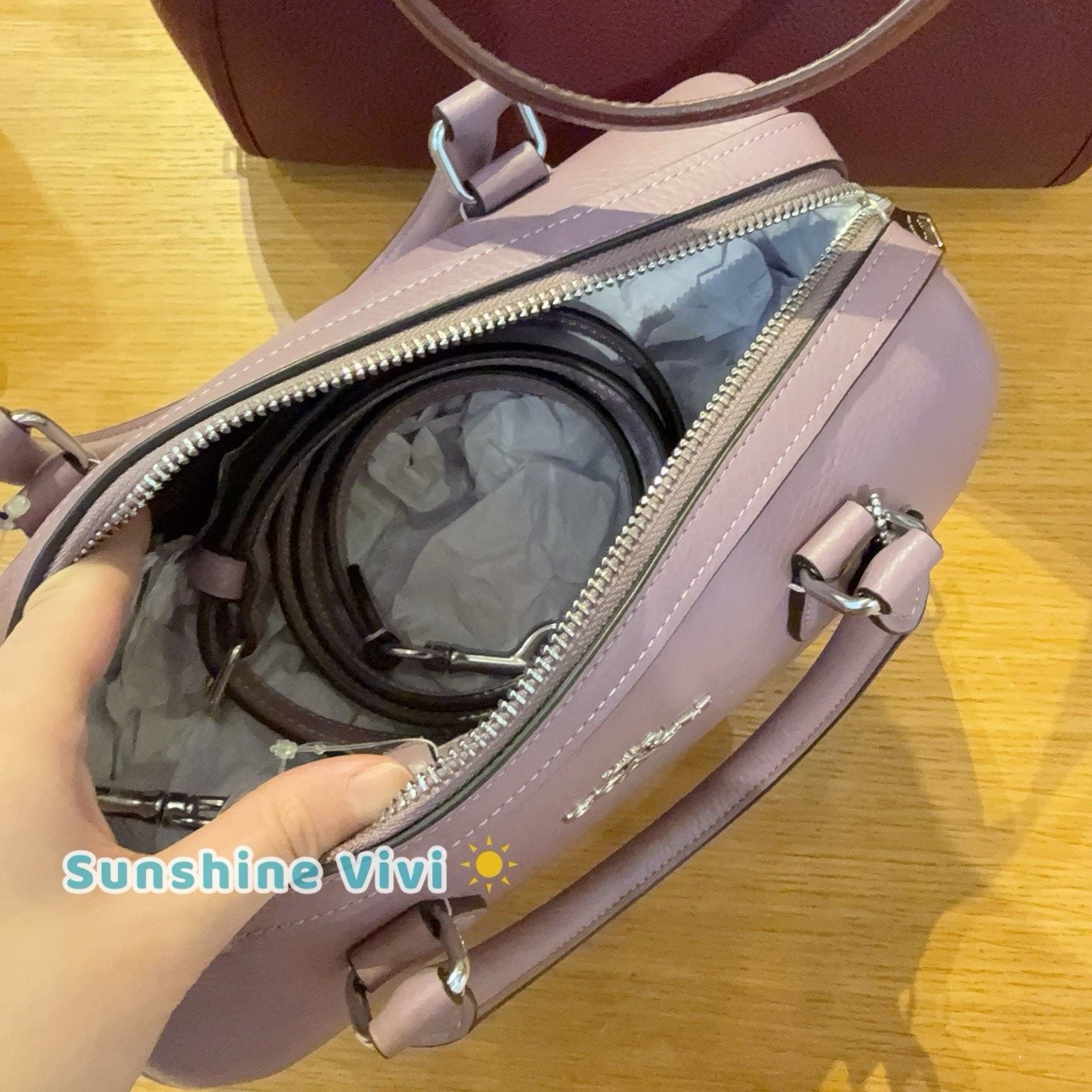 Coach NWT Coach Rowan Satchel CV962 Pebbled Leather Silver/Jasmine Size ONE SIZE - 7 Thumbnail