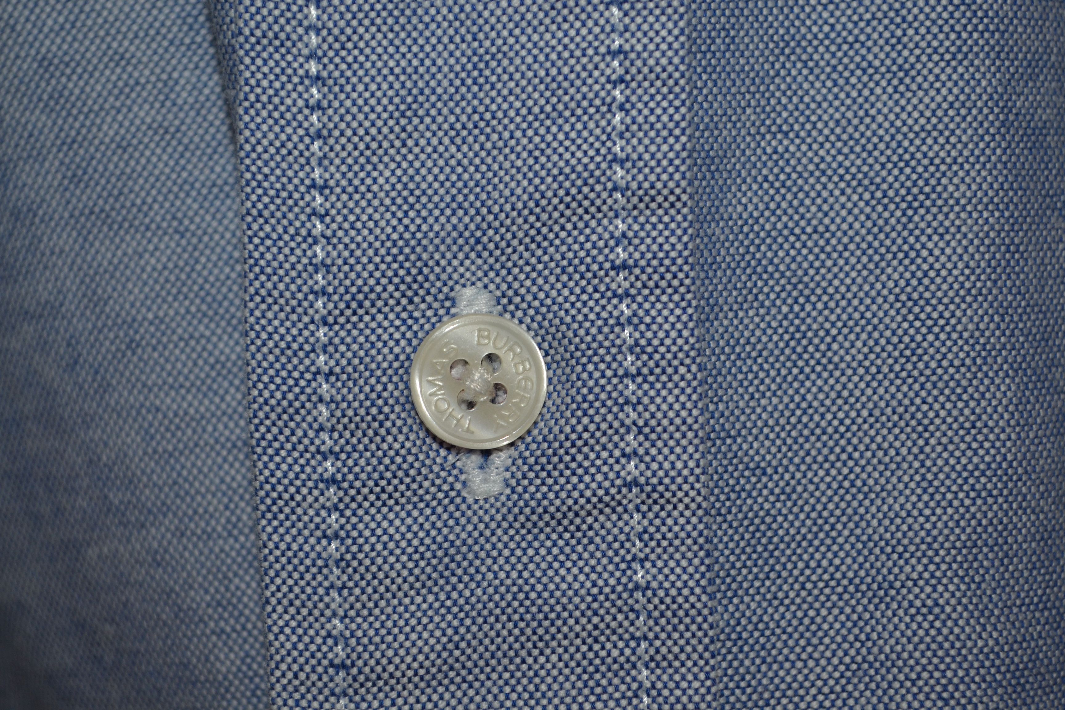 Burberry Burberry Thomas Light Blue Shirt Chambray L Size US L / EU 52-54 / 3 - 5 Thumbnail
