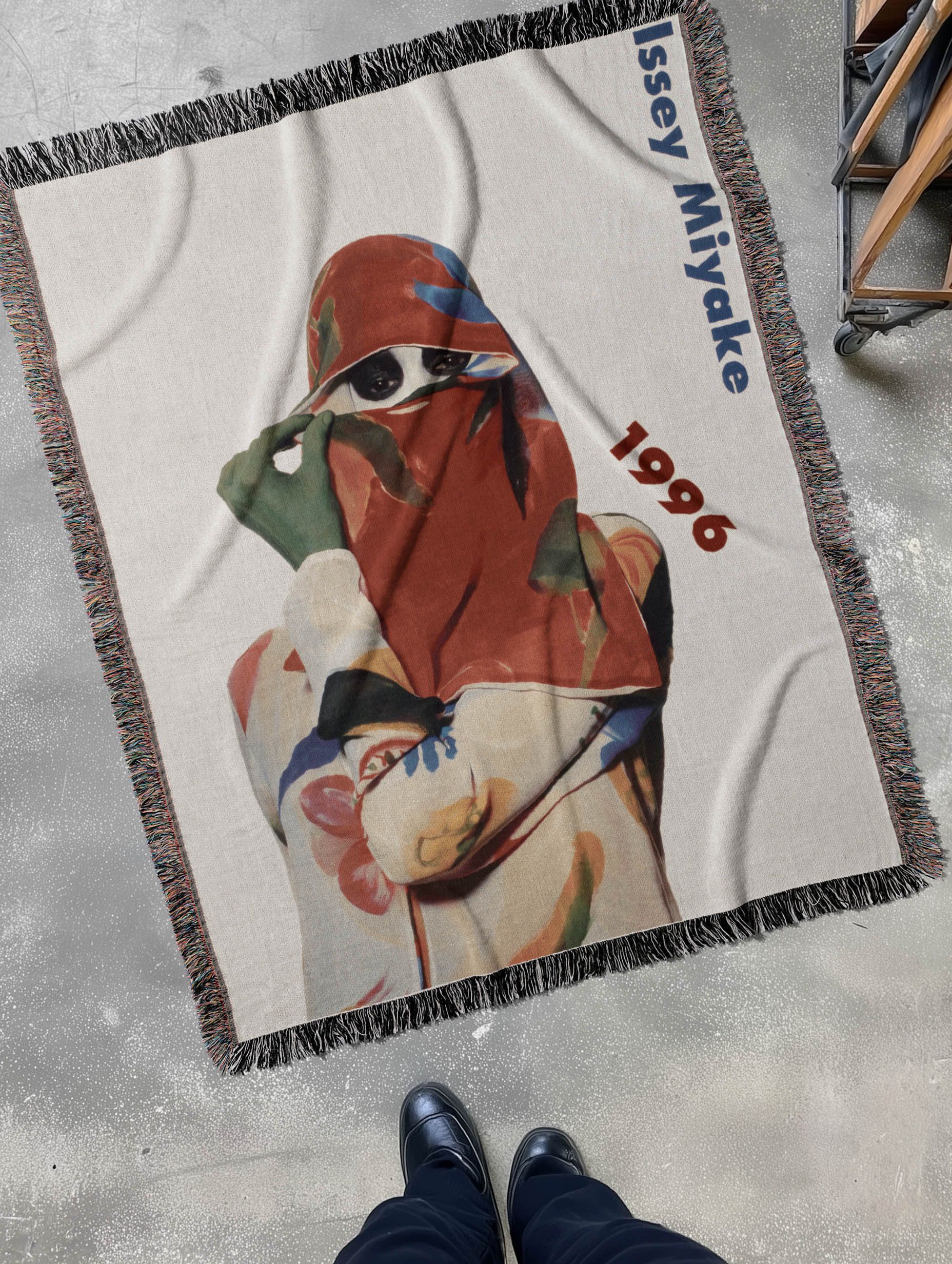 Issey Miyake Issey Miyake Blanket Woven Art Poster Fashion Gift Logo Size ONE SIZE - 1 Thumbnail