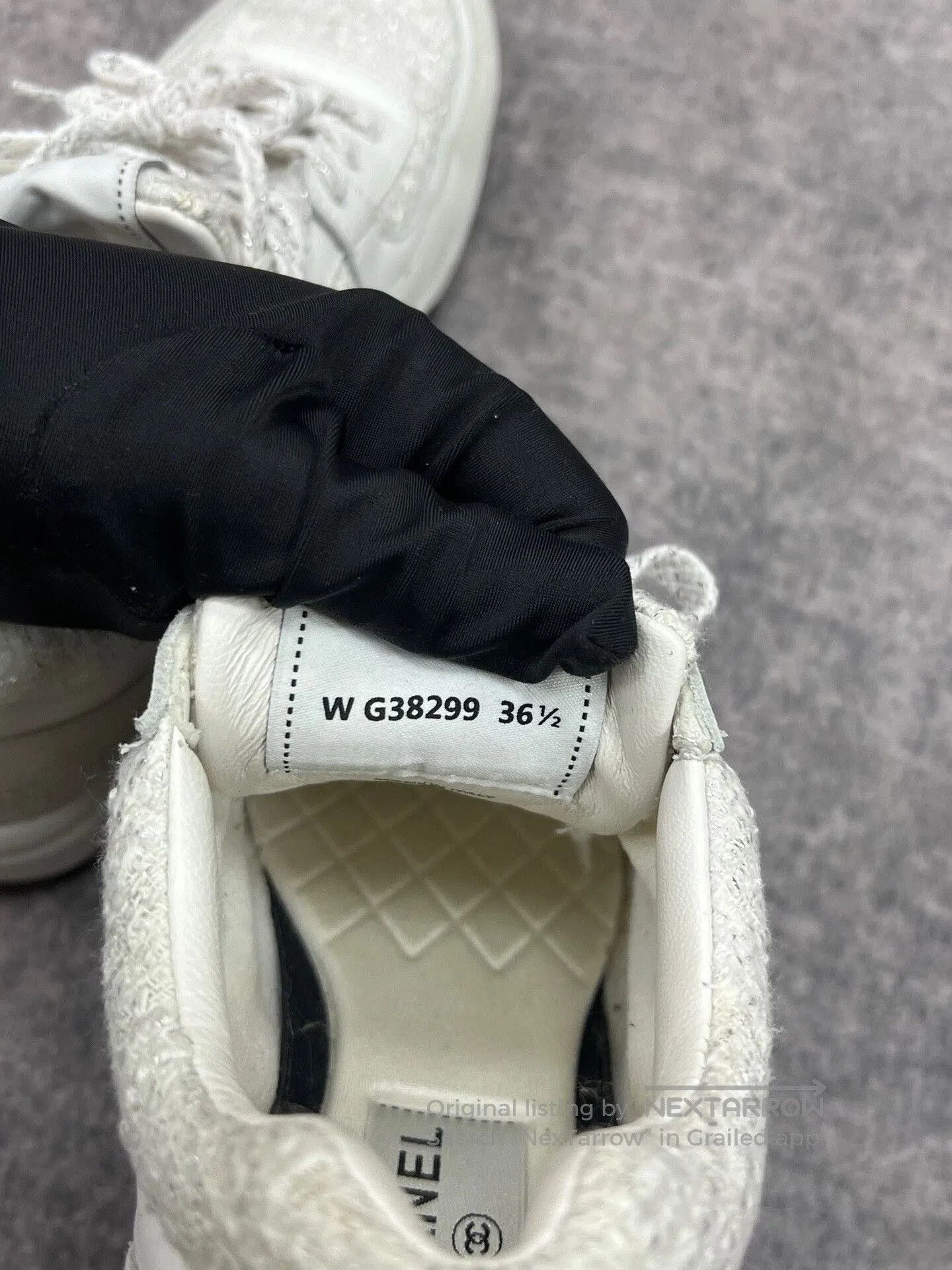 Chanel Chanel White Double C Athletic Sneakers. Size US 6 / IT 36 - 8 Thumbnail
