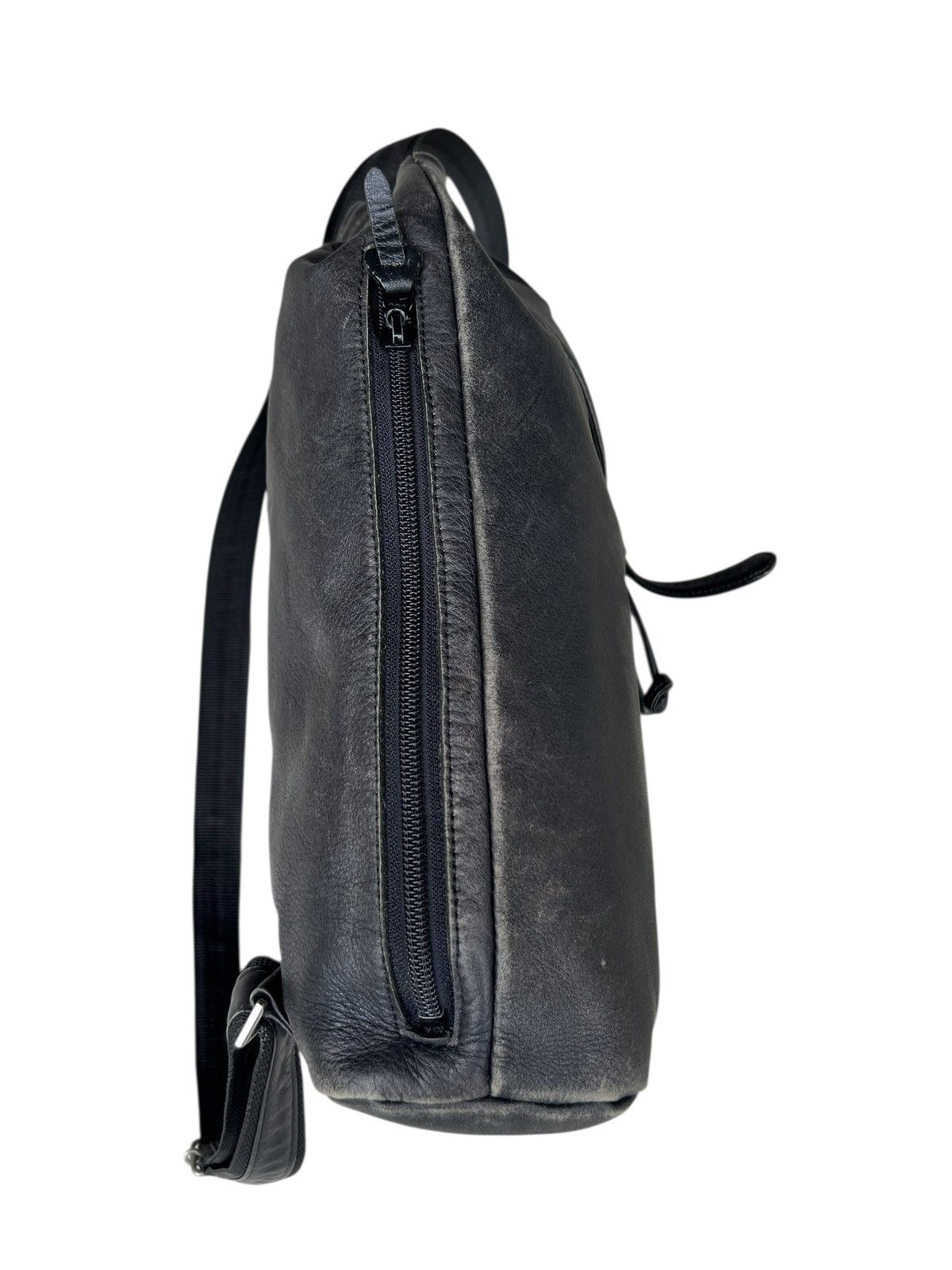 Leather Spiaggia Japan Faded Patina Leather Backpack Rucksack Bag Size ONE SIZE - 10 Thumbnail