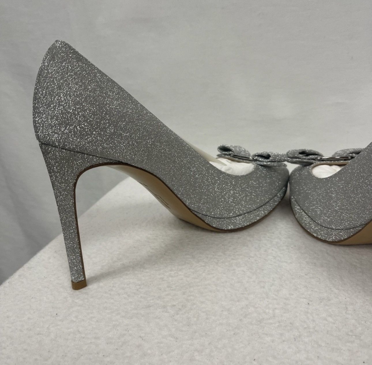 Salvatore Ferragamo Salvatore Ferragamo - Osimoglit Nappa Leather Pumps Heels Size US 7.5 / IT 37.5 - 4 Thumbnail