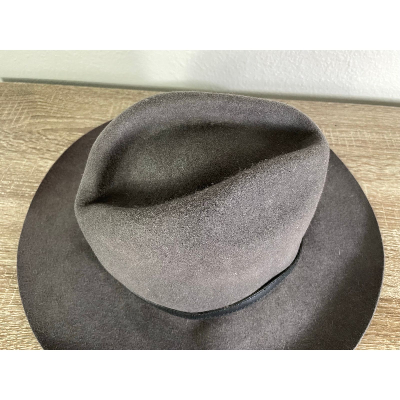 Vintage A. Adams & Spire Fur Felt Western Cowboy Hat Gray Size ONE SIZE - 7 Thumbnail