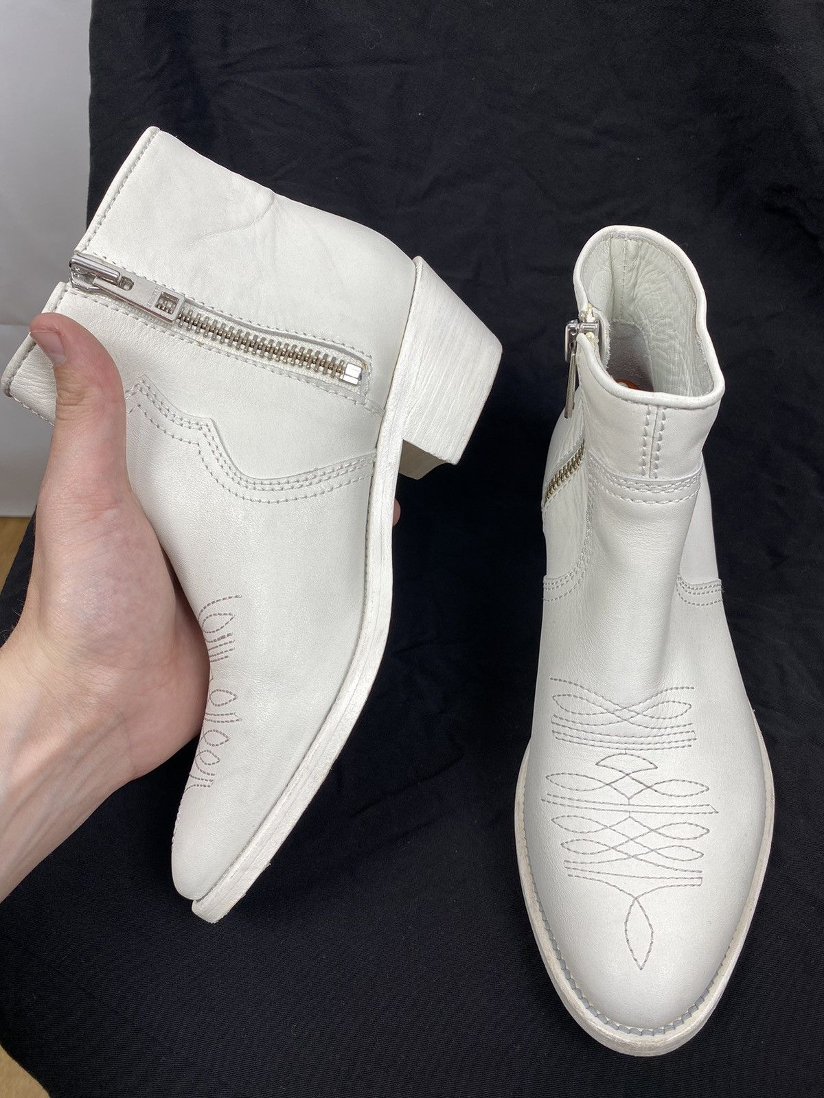 Zadig & Voltaire Zadig & Voltaire Leather Western Boots size 37 Size US 7 / IT 37 - 8 Thumbnail