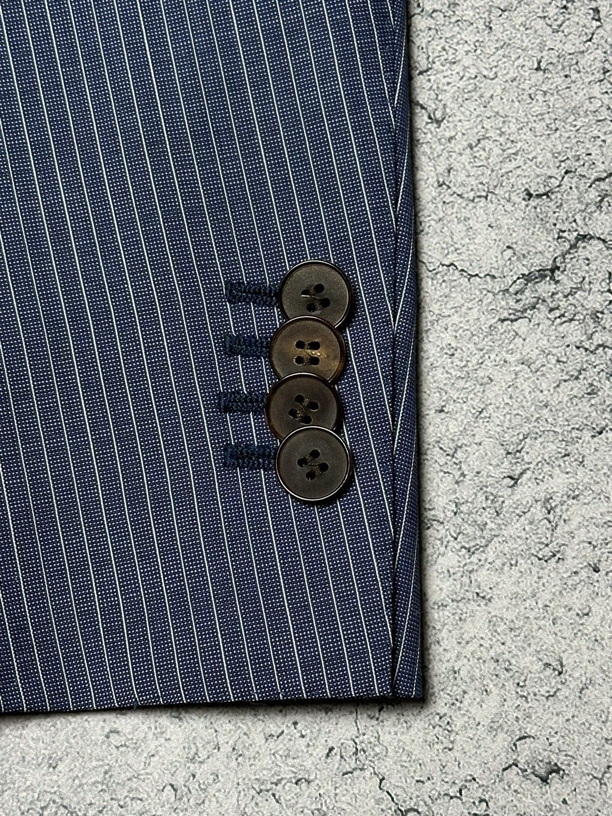 Suitsupply Suitsupply Guabello Wool Mohair Striped Blazer Jacket Size 40R - 5 Thumbnail