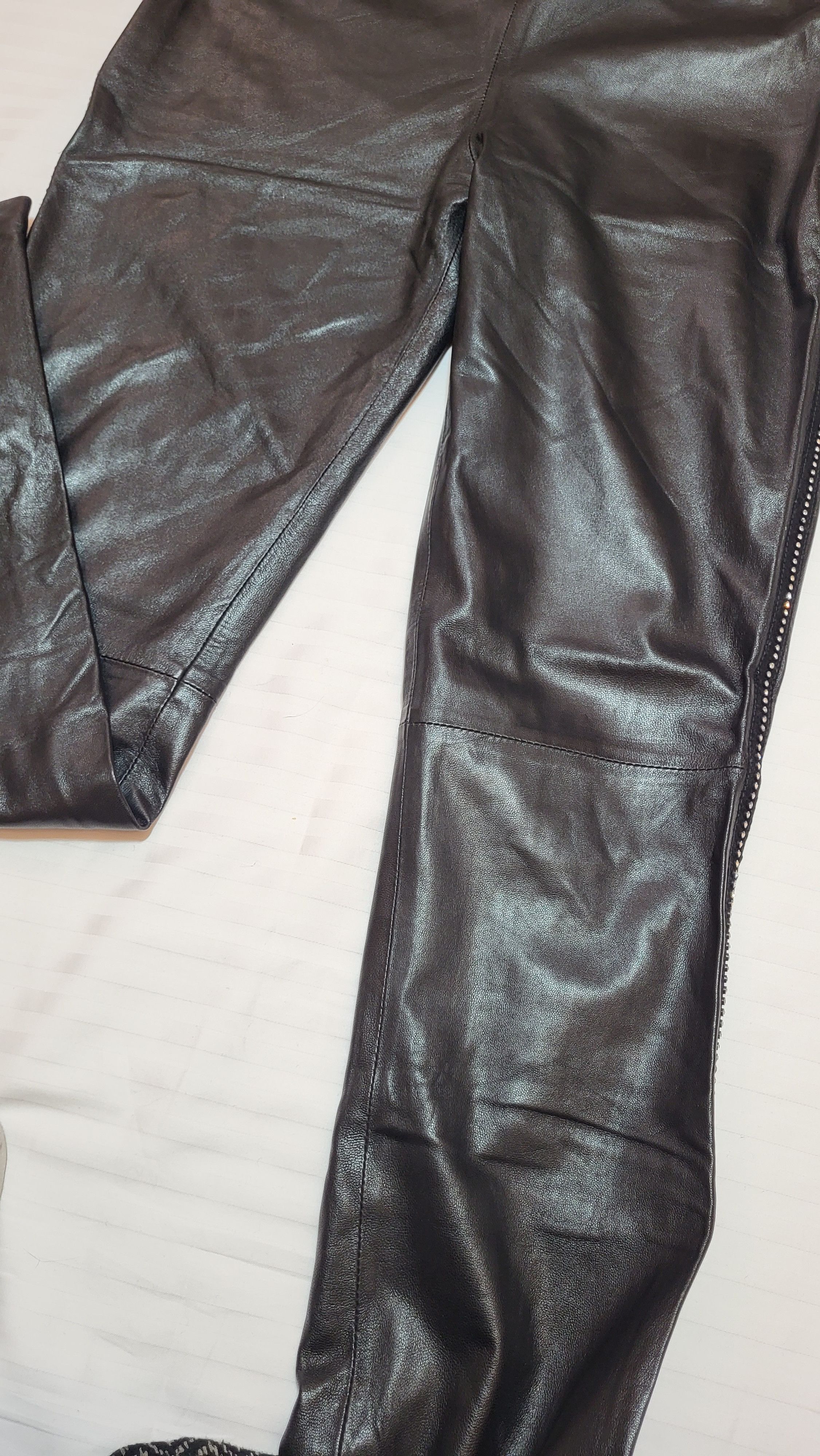 By Malene Birger 100% lamb leather pants BY Malene Birger q29950019 Zula r.42 Size 32" / US 10 / IT 46 - 15 Thumbnail