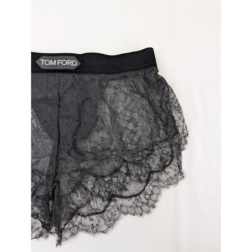 Tom Ford o1rshd1 Size: L / Lace Boxer Short in Black Size US 34 / EU 50 - 4 Thumbnail
