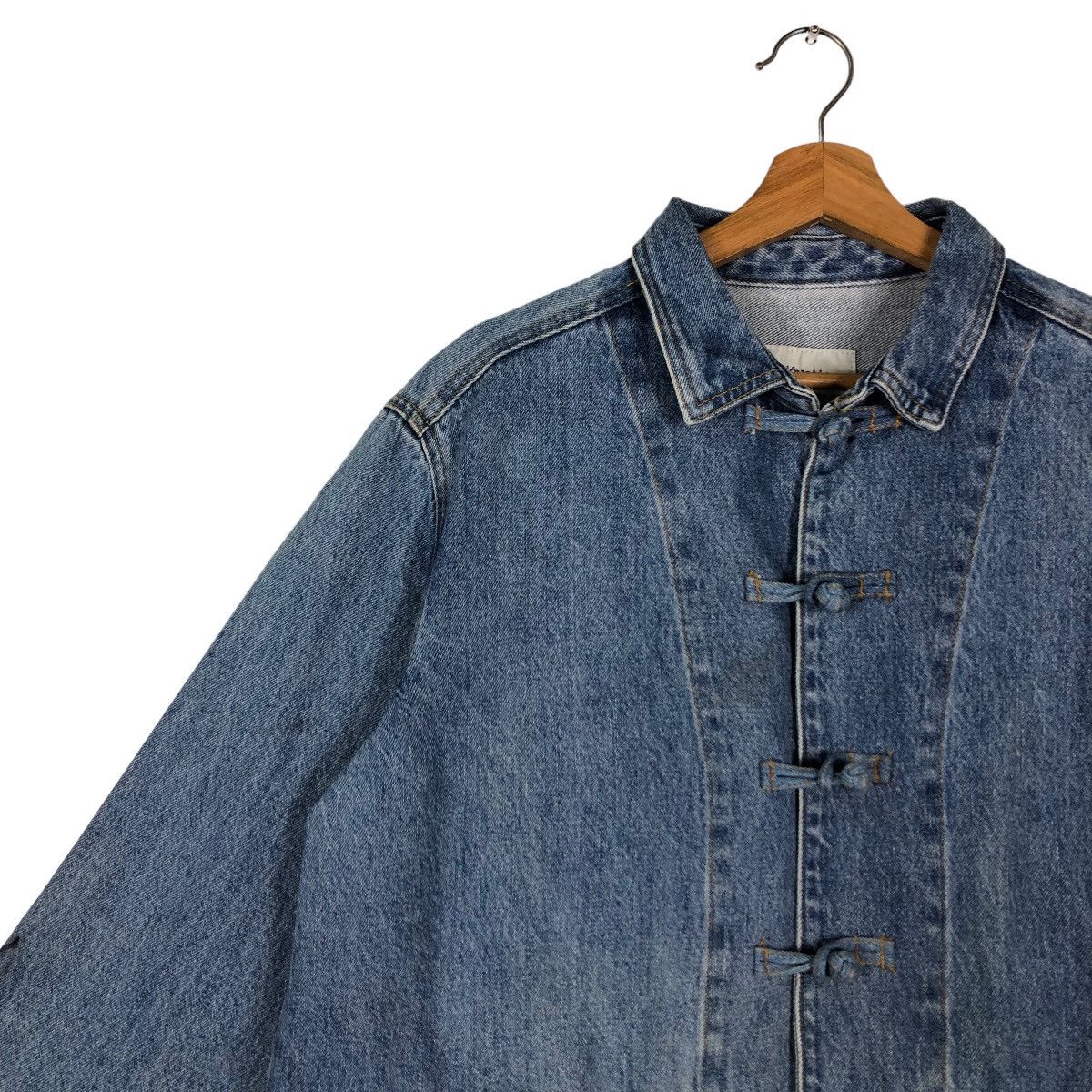 Japanese Brand 🔥Distressed Denim Jacket Jouetie Tokyo Inspire Issey Miyake Size US M / EU 48-50 / 2 - 6 Thumbnail