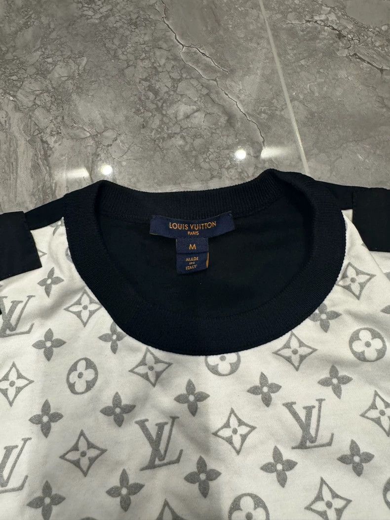Louis Vuitton Louis Vuitton White presbyopic short sleeves 2502-Nextarrow Size M / US 6-8 / IT 42-44 - 3 Thumbnail