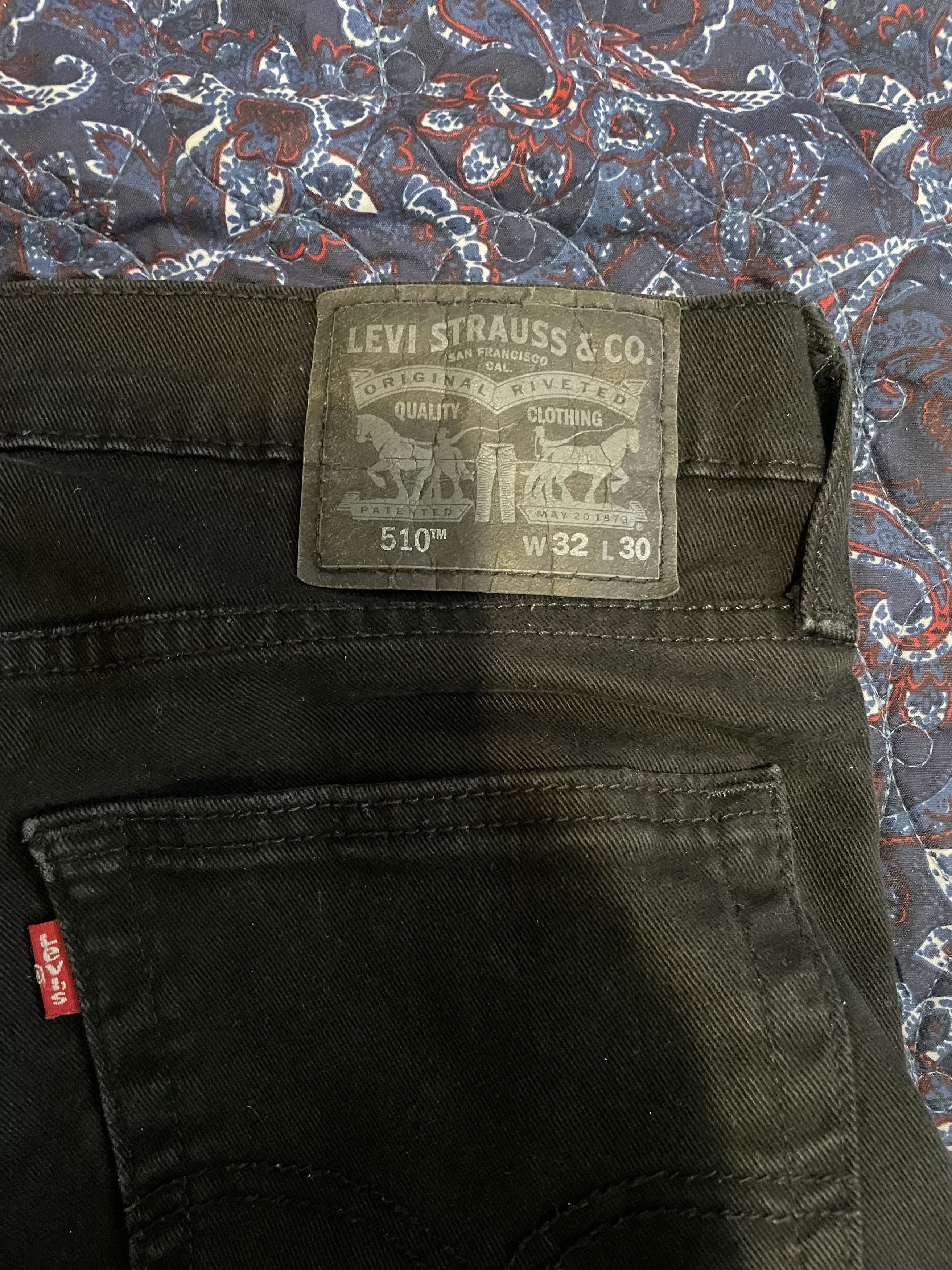 Levi's Levi's 510 Black Denim W32 L30 Size US 32 / EU 48 - 3 Thumbnail