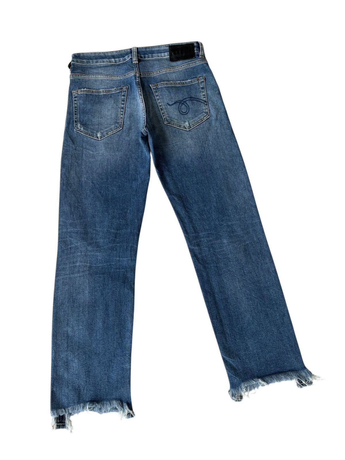 R13 🔥R13 STRAIGHT BOY DISTREESED DENIM JEANS Size 27" / US 4 / IT 40 - 4 Thumbnail