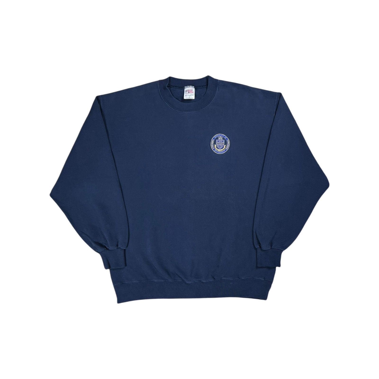 Vintage 1990s University of Pittsburgh Seal Pitt Panthers crewneck Size US L / EU 52-54 / 3 - 1 Thumbnail