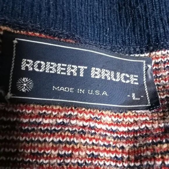 Robert Bruce Vintage Robert Bruce Cable Knit Cardigan Sweater Size US L / EU 52-54 / 3 - 3 Thumbnail