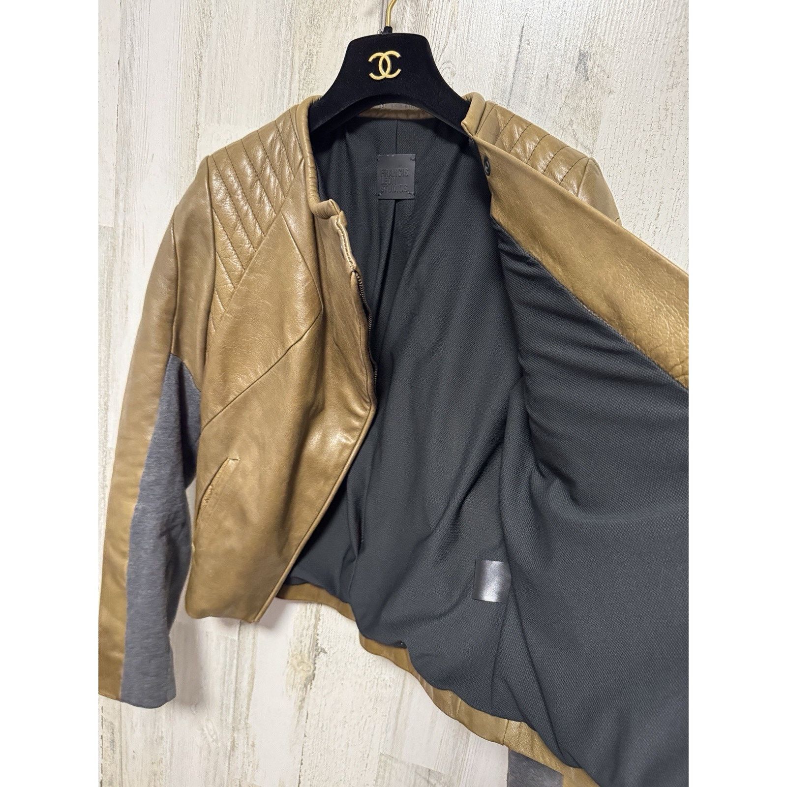 Other FRANCIS LEON STUDIOS Leather Jacket Size XS Size XS / US 0-2 / IT 36-38 - 13 Thumbnail