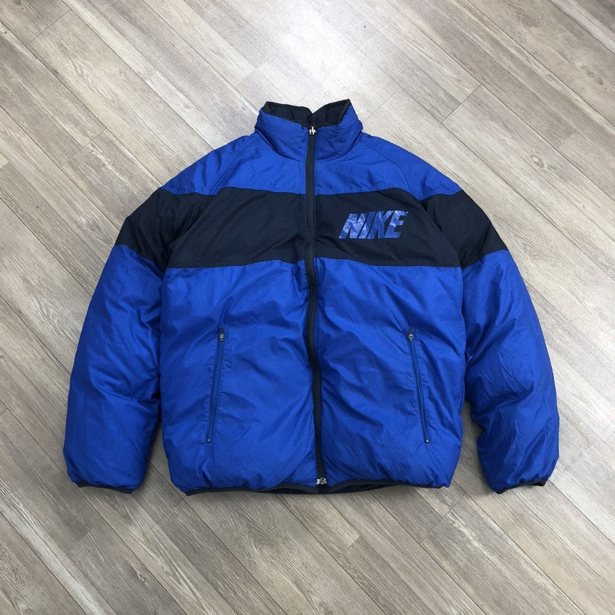 Nike Vintage Nike Swoosh Reversible Winter Puffer Down Jacket Size US M / EU 48-50 / 2 - 1 Thumbnail