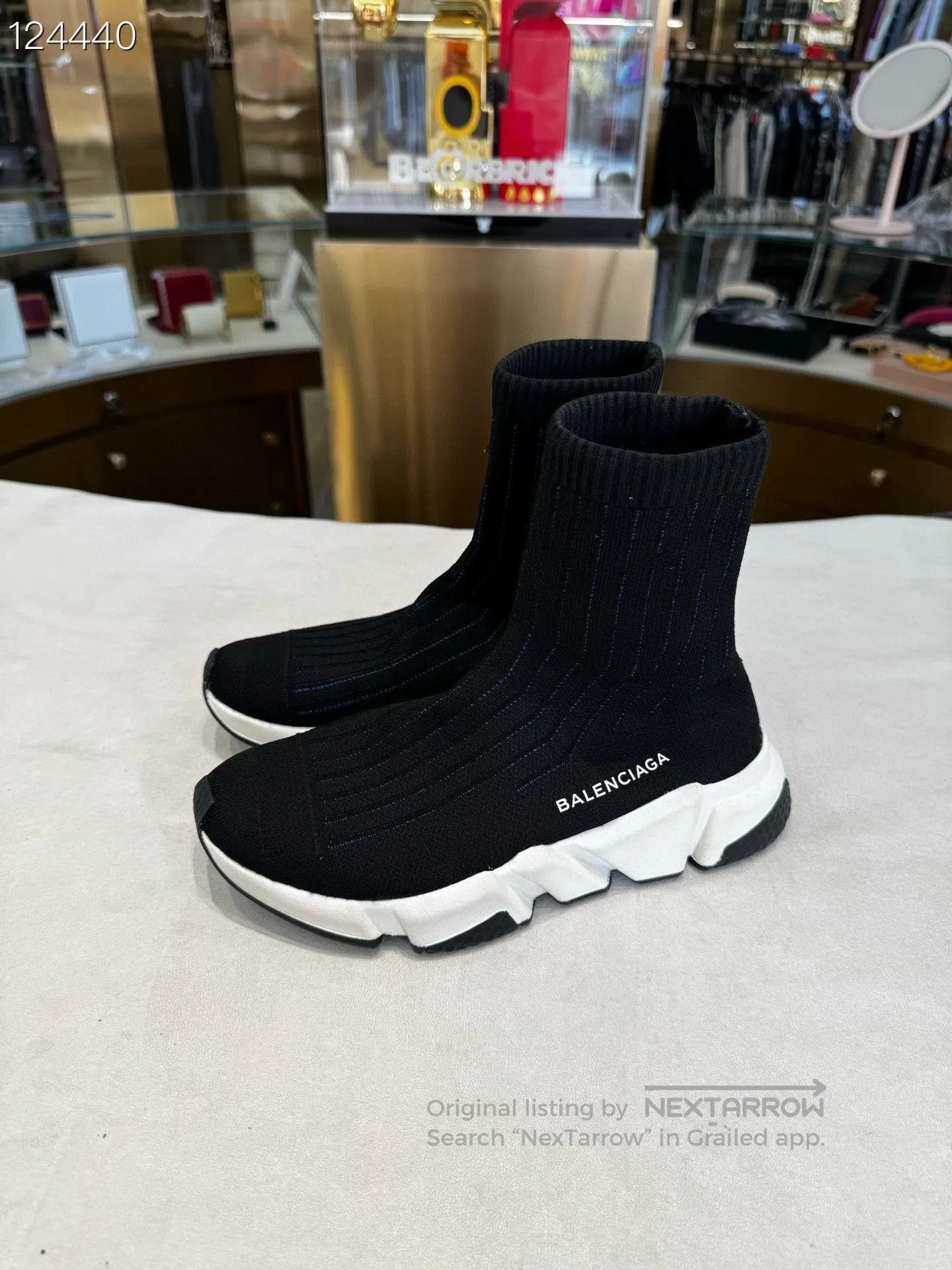 Balenciaga Balenciaga Black Sock Shoes Size 36. Size US 5 / IT 35 - 2 Thumbnail
