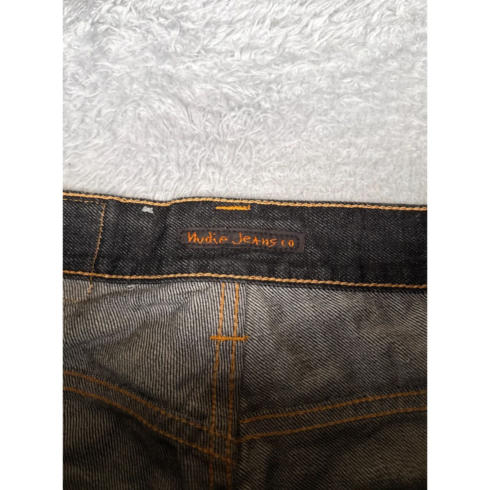 Nudie Jeans Nudie Jeans Co Jeans 32 Black Denim Straight Zip Fly 5-Pocket Slim Cotton Blend Denim Size US 32 / EU 48 - 6 Thumbnail