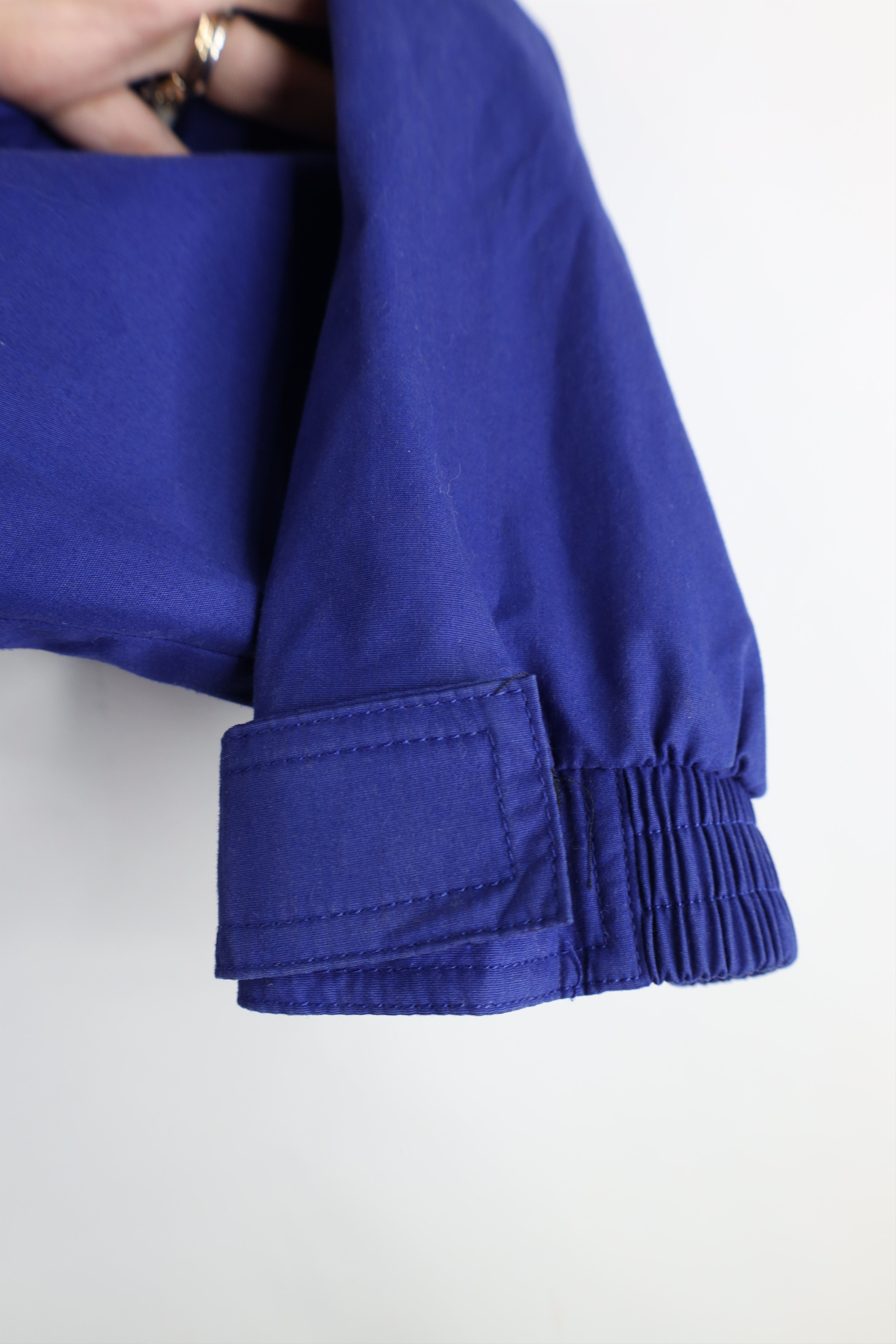 Ralph Lauren × Vintage Vintage 90s Chaps Ralph Lauren Hooded Anorak Jacket Blue Size US L / EU 52-54 / 3 - 10 Thumbnail