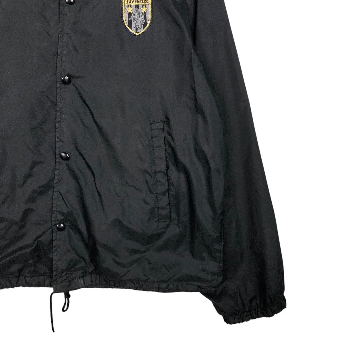 Vintage 📌Vintage Snap Button Coach Jacket Juventus Big Logo Size US M / EU 48-50 / 2 - 6 Thumbnail