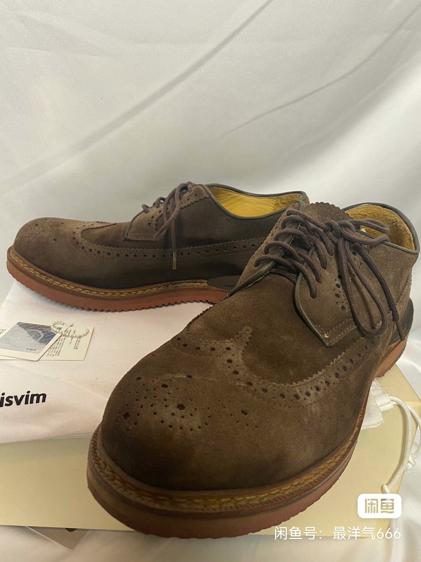 Visvim visvim brown brogue leather shoes Size US 10 / EU 43 - 1 Thumbnail