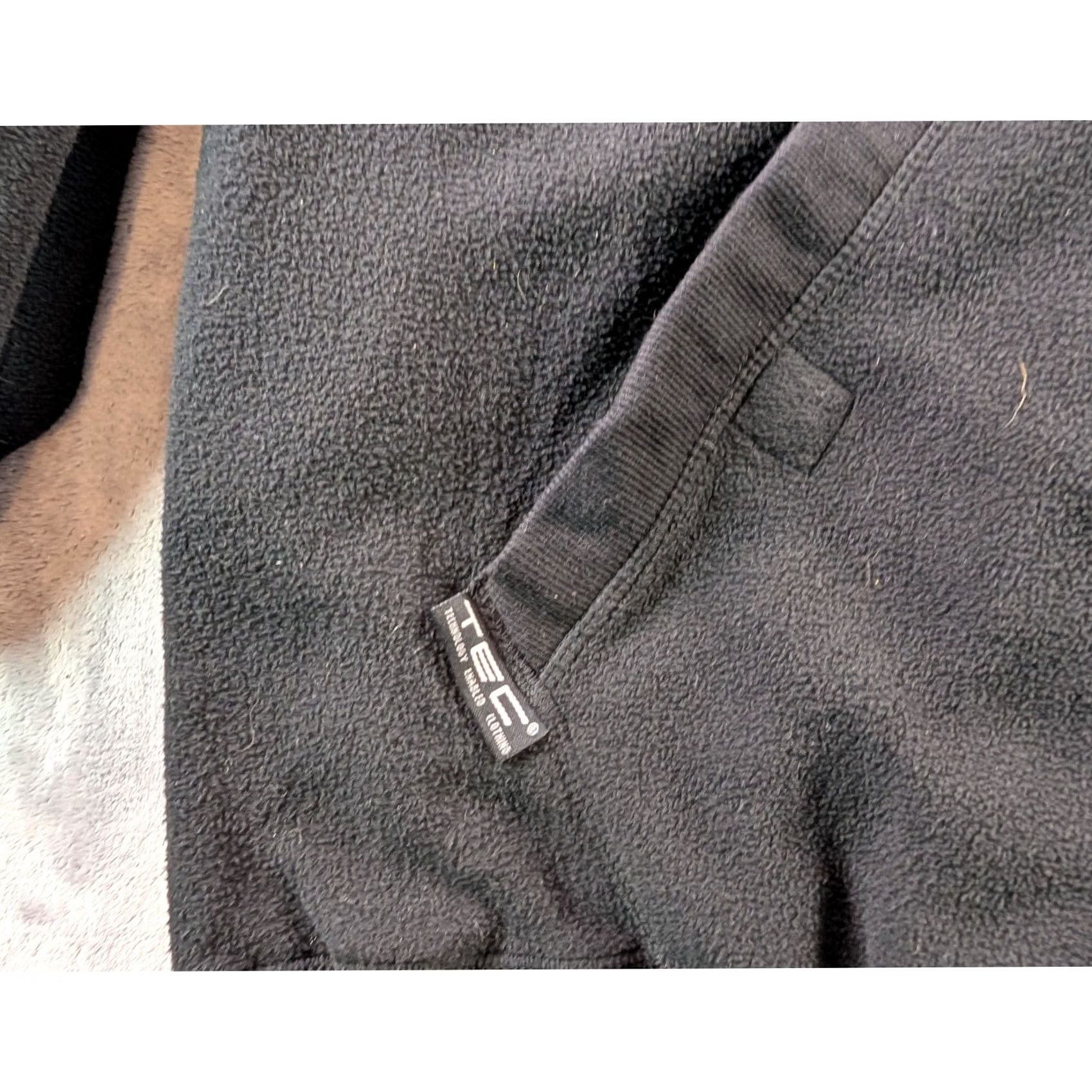 Vintage SCOTTEVEST Hoodie Black Full Zip Fleece Multi Pocket Tech Travel Jacket Men's L Size US L / EU 52-54 / 3 - 4 Thumbnail