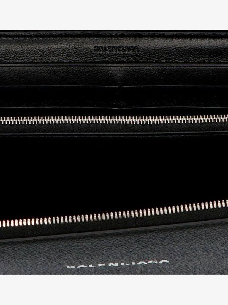Balenciaga o1mt1gz0924 Size: OS / Cash Continental Wallet in Black Size ONE SIZE - 2 Thumbnail