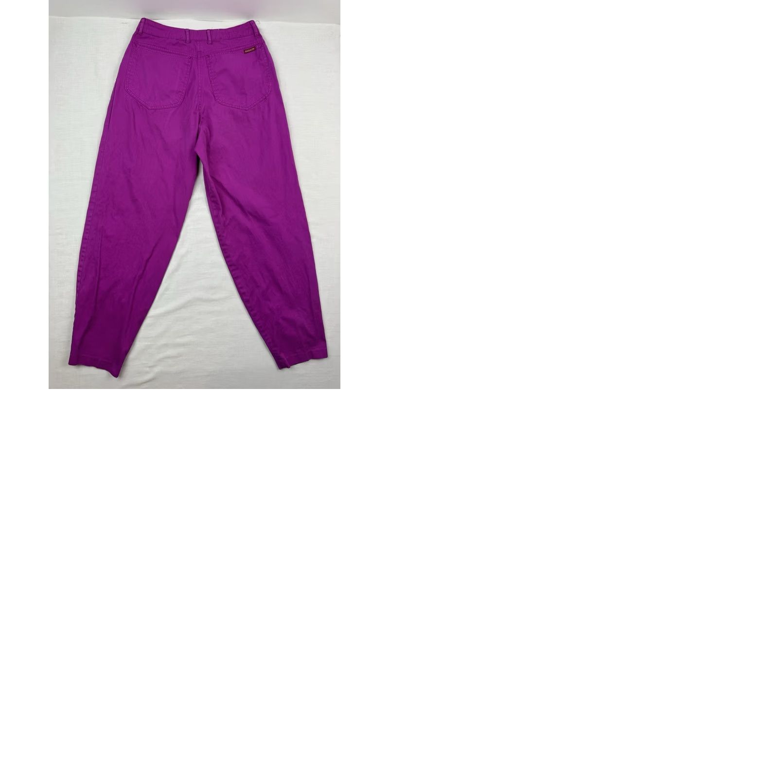 Vintage VINTAGE Sasson Pants Womens 10 High Waisted Mom Jeans 80s USA Pink Casual Hipster Size 32" / US 10 / IT 46 - 10 Thumbnail