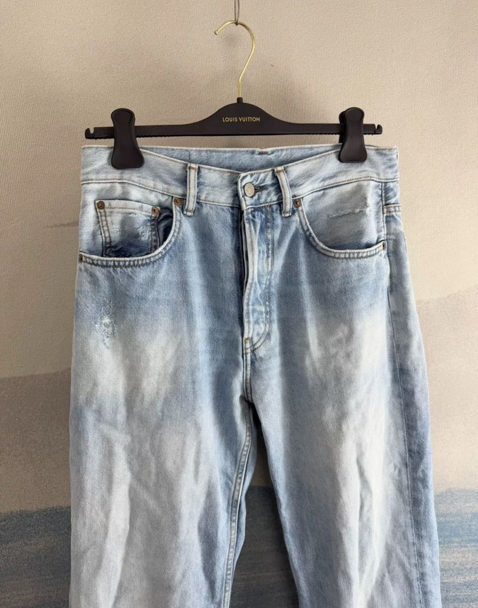 Acne Studios Acne Studios Men's 2021M Washed Wide Leg Micro-La Jeans - DMC Size US 30 / EU 46 - 2 Thumbnail