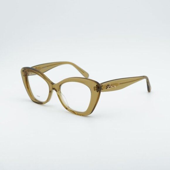 Loewe Loewe LW50067I 096 Eyeglasses Glossy Green 52mm Cat Eye Size ONE SIZE - 1 Thumbnail