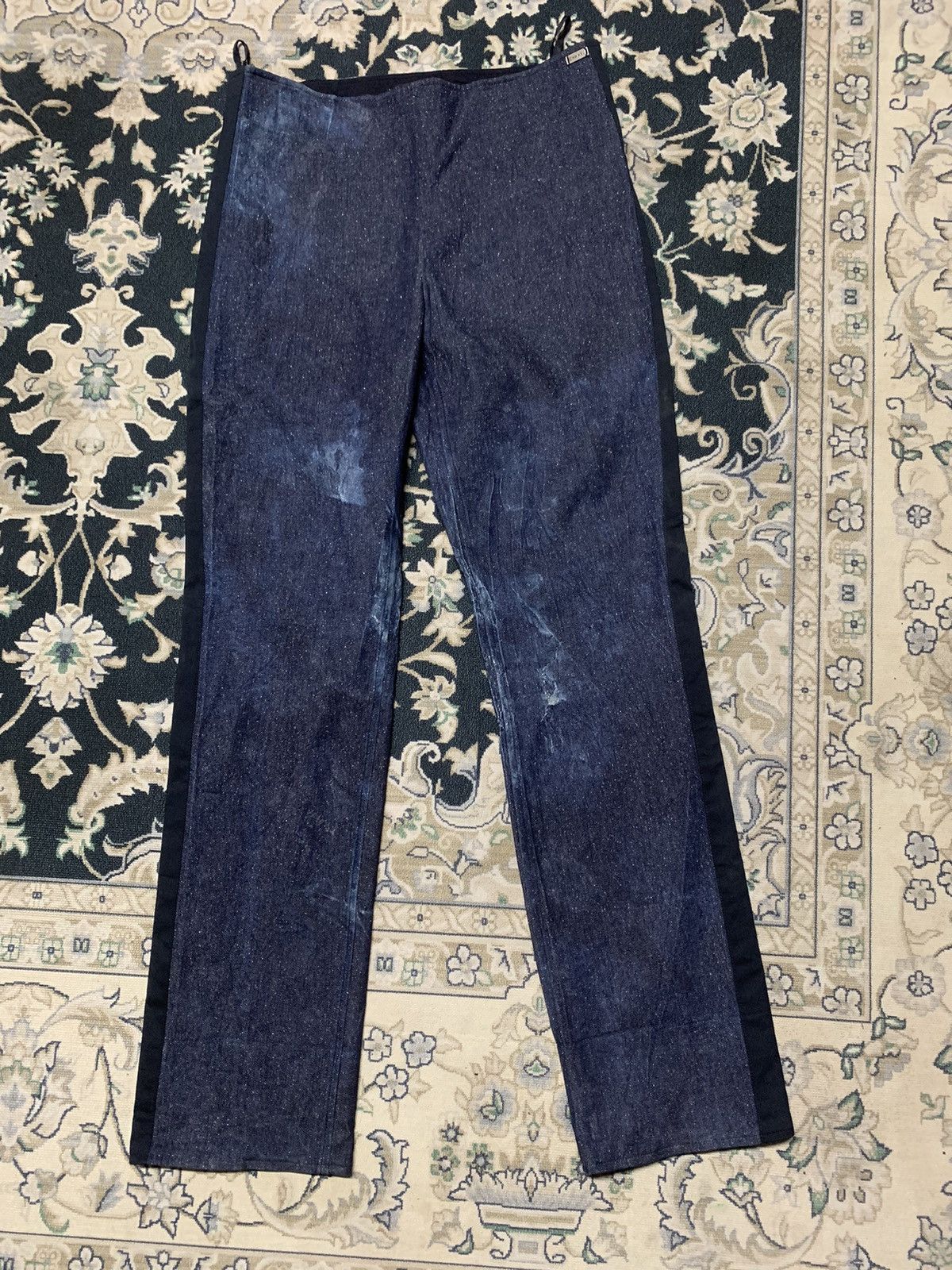 Chanel CHANEL DENIM SPARKIY BLUE Size 29" - 2 Thumbnail