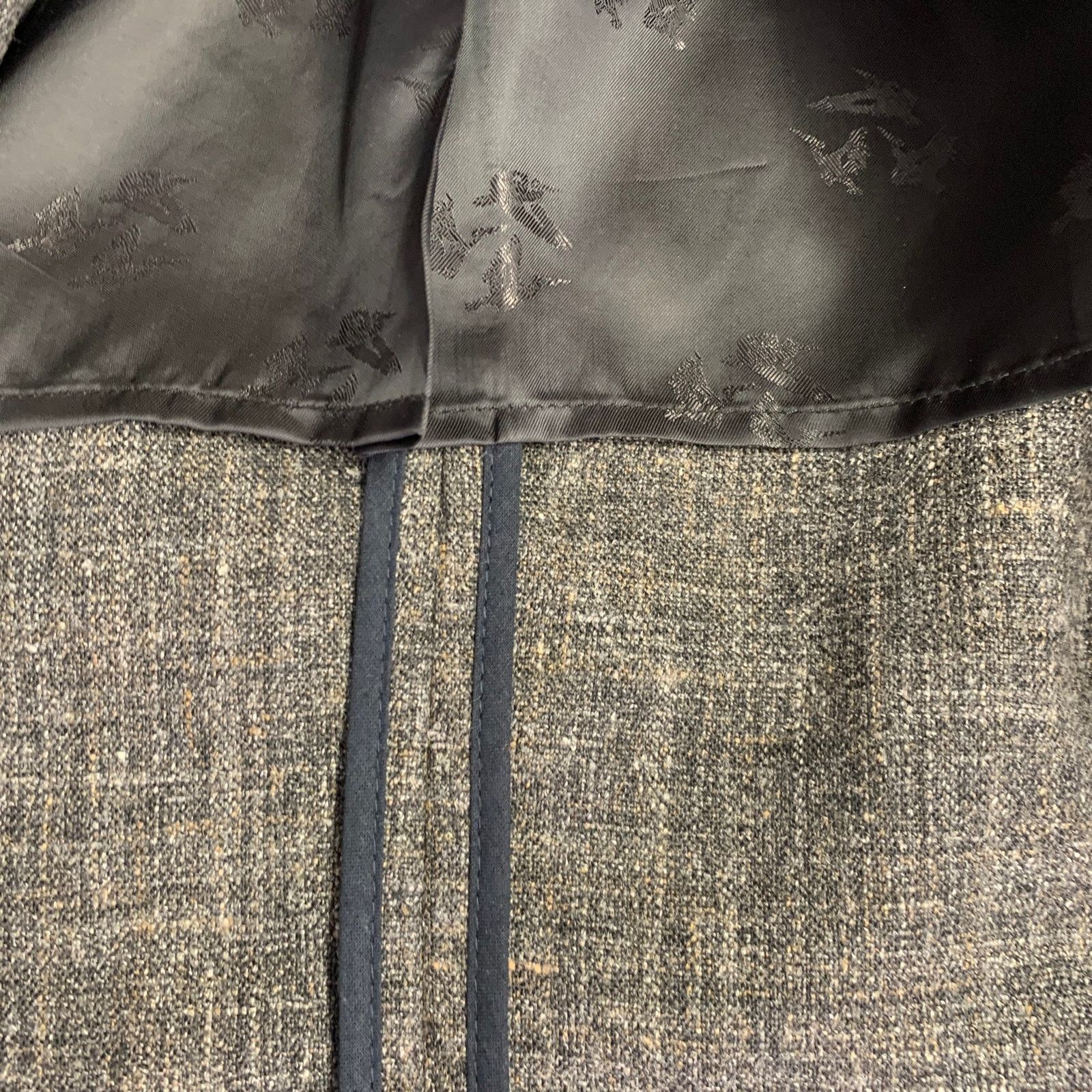 Billy Reid BILLY REID 4 Grey Wool Blend Tweed Notch Lapel Jacket Blazer Size S / US 4 / IT 40 - 5 Thumbnail