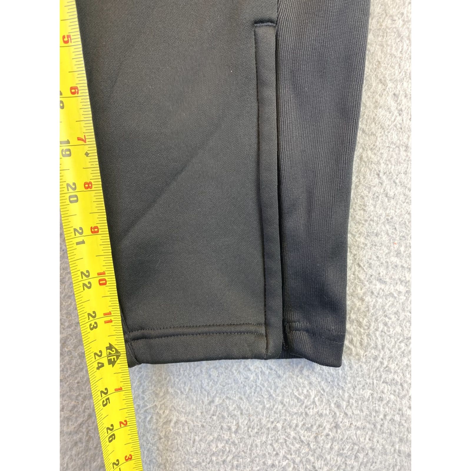 Adidas adidas Men Track Pants Joggers Sz S Black Zip Ankles Pockets Stripes /31-74 Size US 29 - 7 Thumbnail