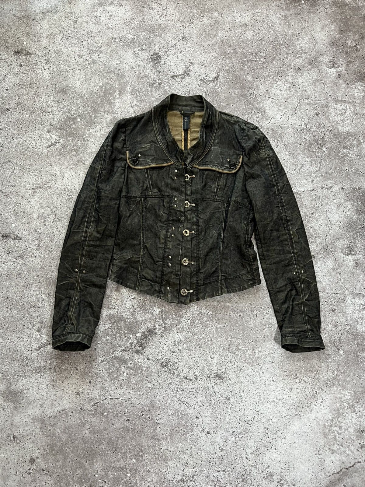 Marithe + Francois Girbaud High Use by Claire Campbell Jacket size F 38 IT 42 Size S / US 4 / IT 40 - 2 Thumbnail