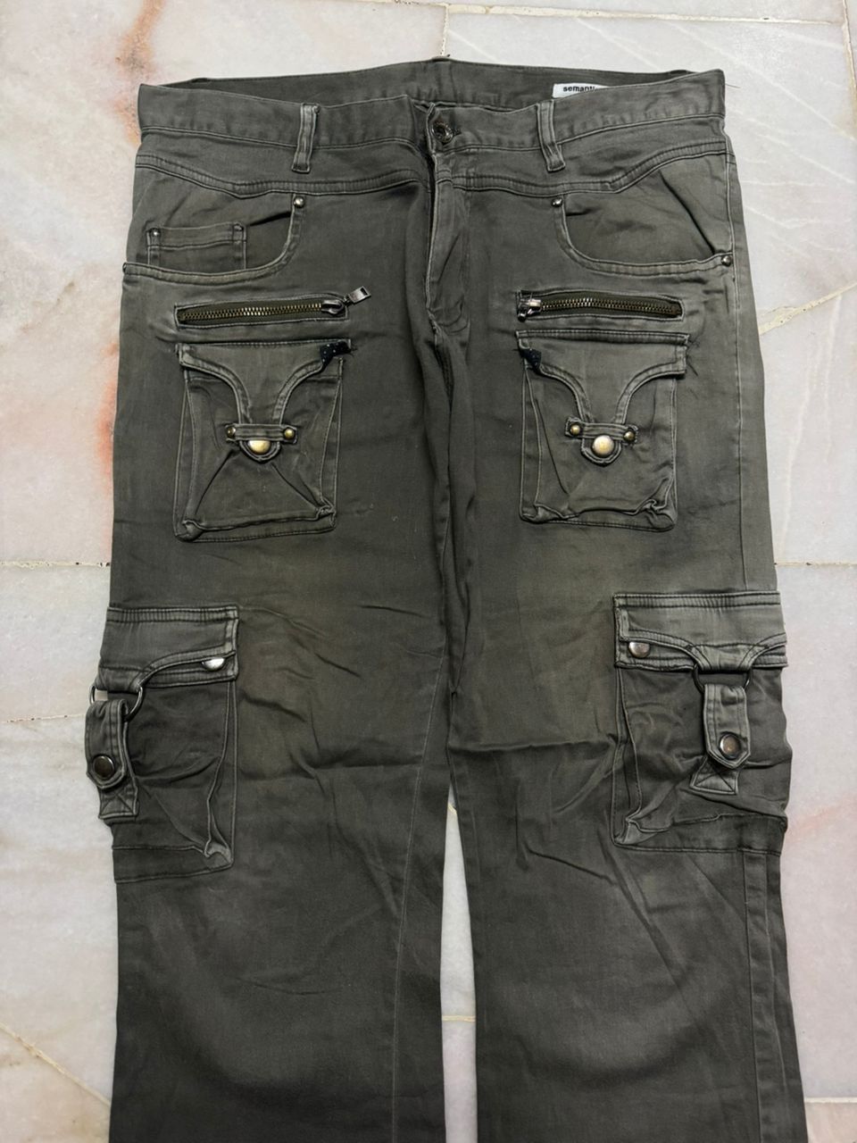 semanticdesign 💥Insane💥Thrashed Semantic Design Multipocket Cargo Size US 31 - 3 Thumbnail