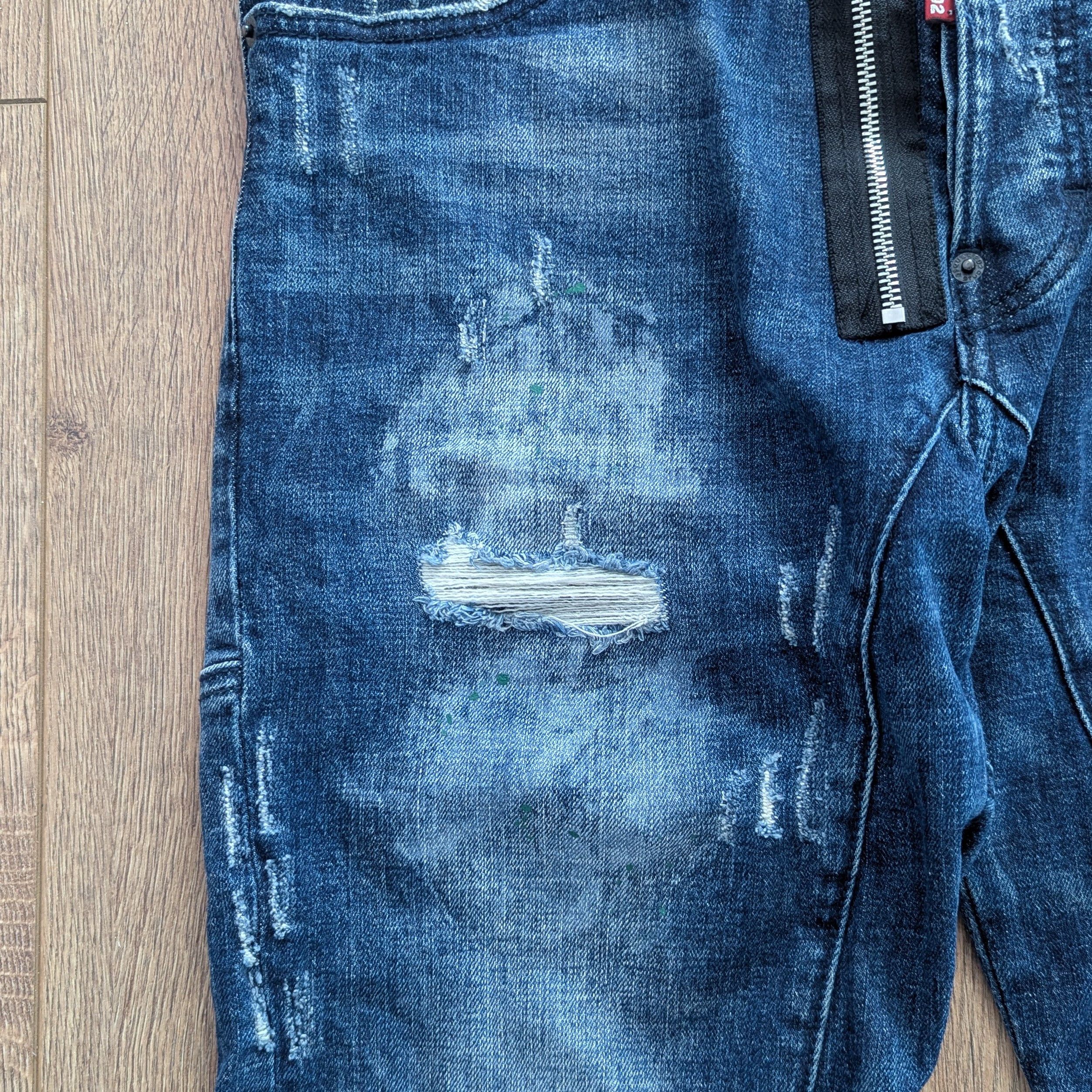 Dsquared2 DSQUARED2 Slim Jean Made In Italy Denim Pants Luxury Brand Size US 34 / EU 50 - 8 Thumbnail