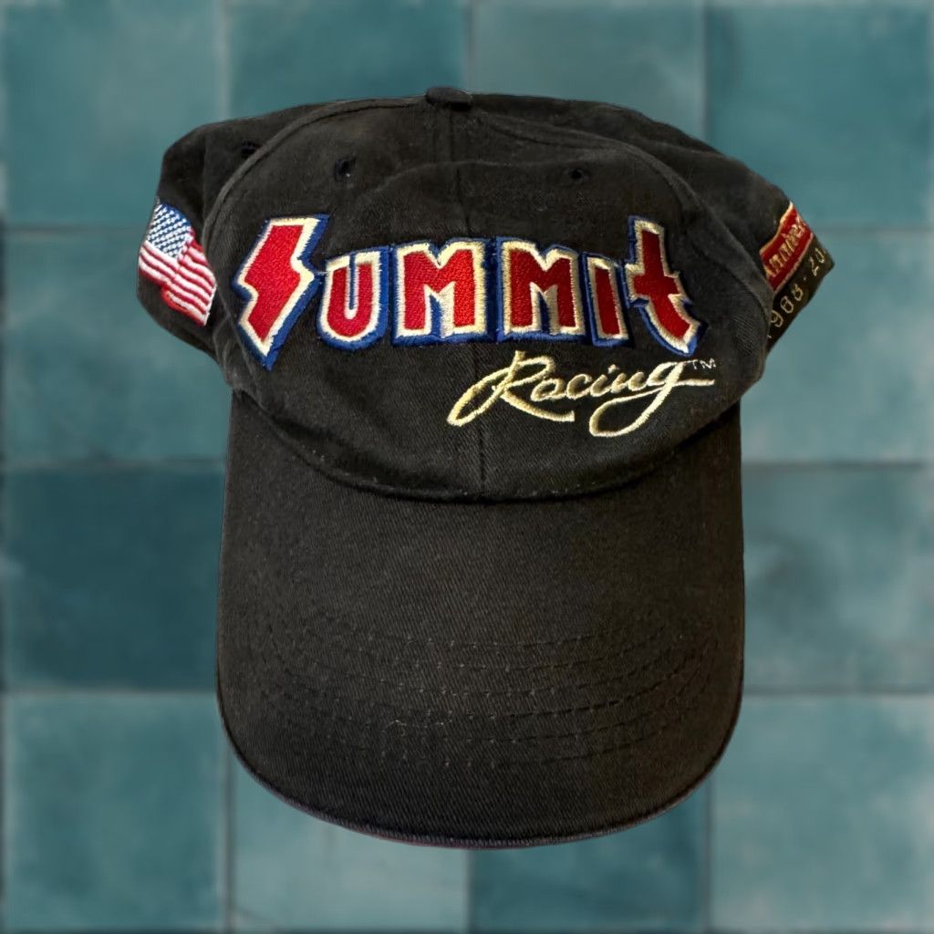 Vintage VINTAGE Summit Racing Hat Baseball Cap Men One Size Black Solid Vintage Summit Racing Hat Baseball Cap Men One Size Black Solid Size ONE SIZE - 1 Thumbnail