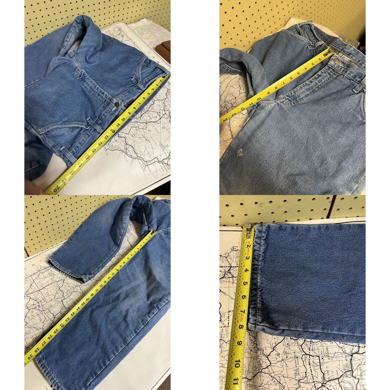 Dickies VINTAGE Dickies Jeans Flannel Lined 36x30 Relaxed Fit 90s Grunge Blue Denim Mens Jeans Size US 36 / EU 52 - 8 Thumbnail