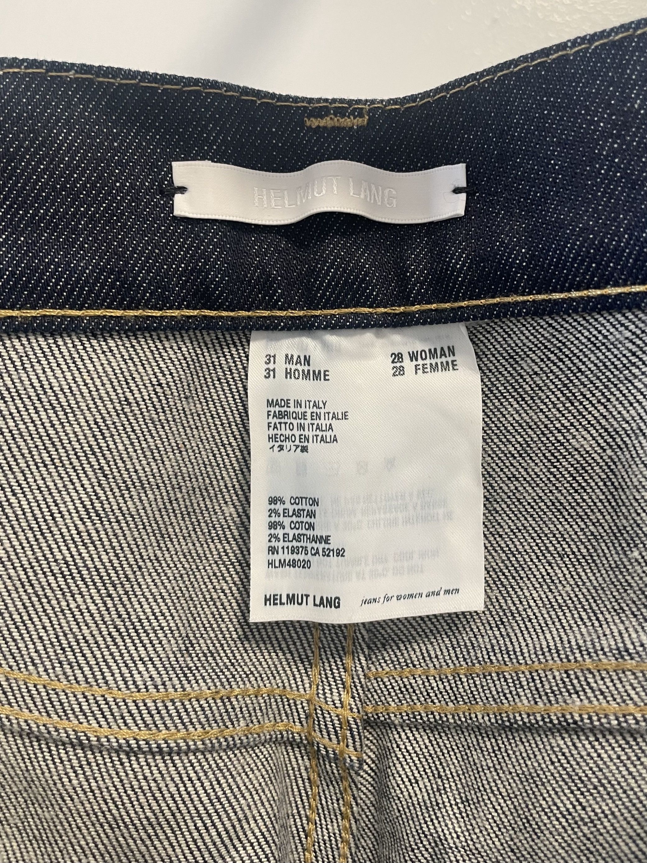 Helmut Lang Helmut Lang Masculine Raw Denim with Key Rings Size US 31 - 5 Thumbnail