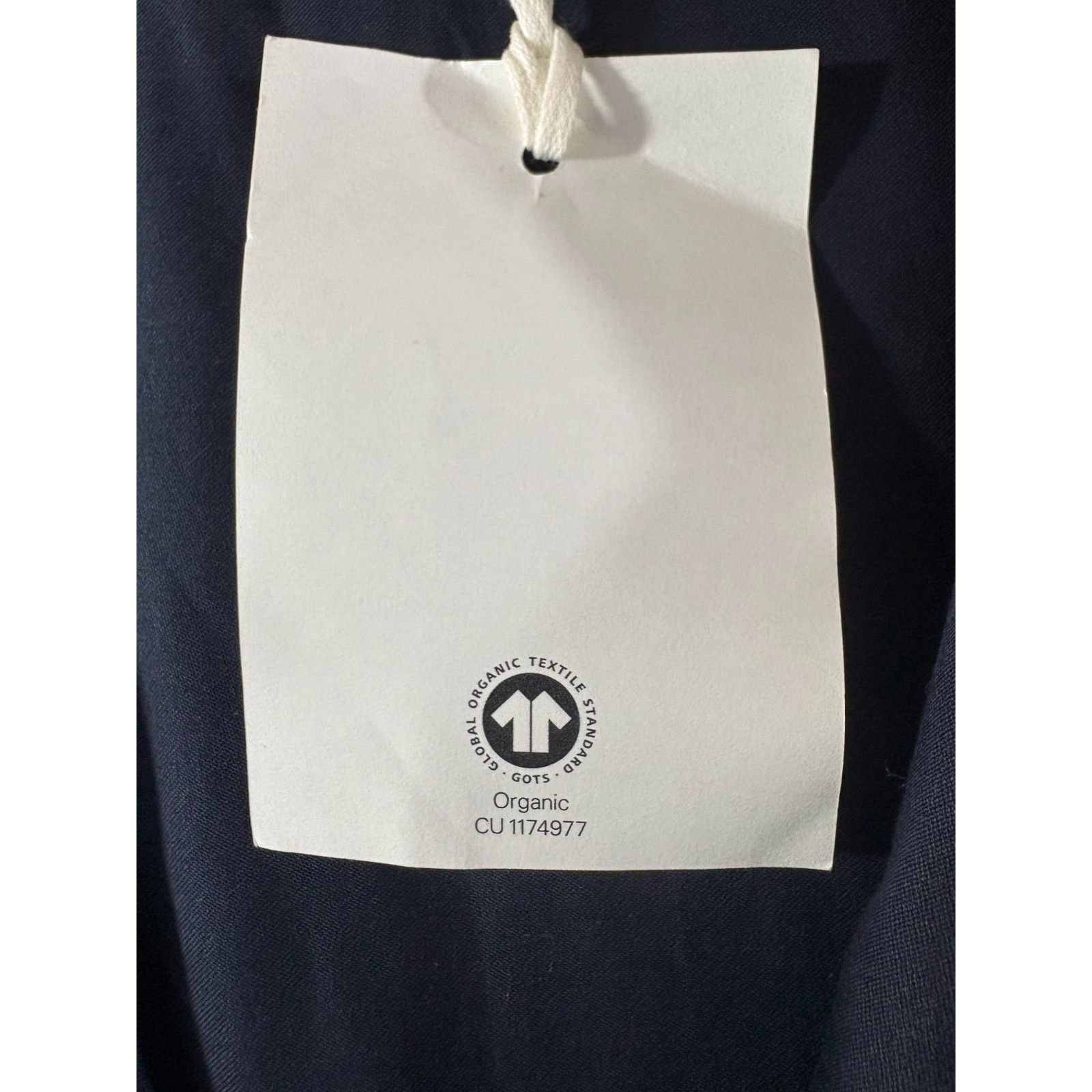Tekla Tekla Long-Sleeved Pyjama Shirt size S color Navy Sateen NWT Size S / US 4 / IT 40 - 7 Thumbnail
