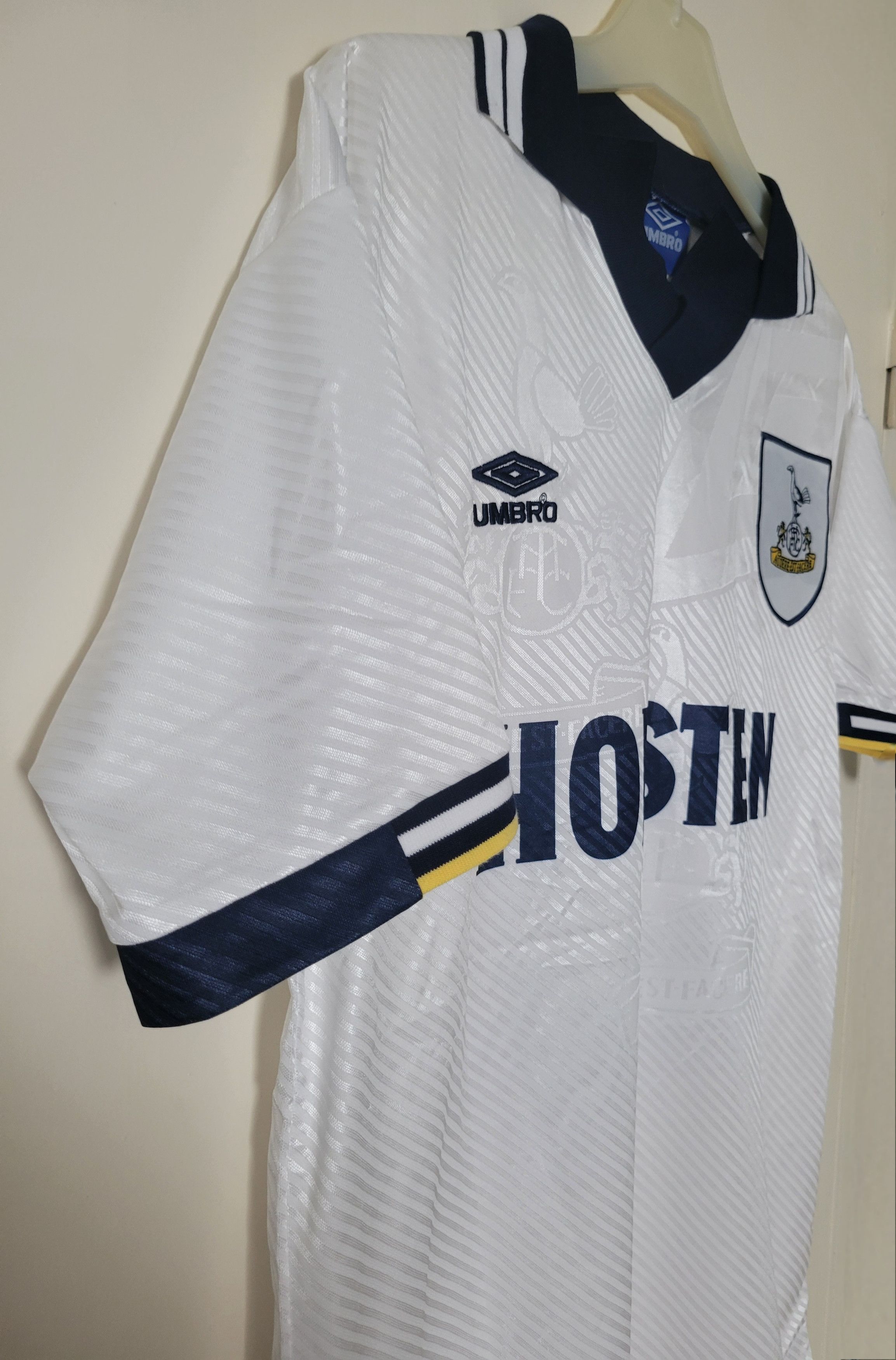 Other Klinsmann 18 Tottenham 1994/95 Vintage Soccer Jersey trikot Size US L / EU 52-54 / 3 - 3 Thumbnail